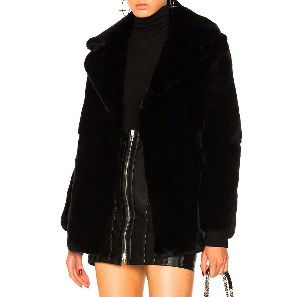 Alberta Ferretti Friday Rabbit Fur Jacket LUNESCAPE