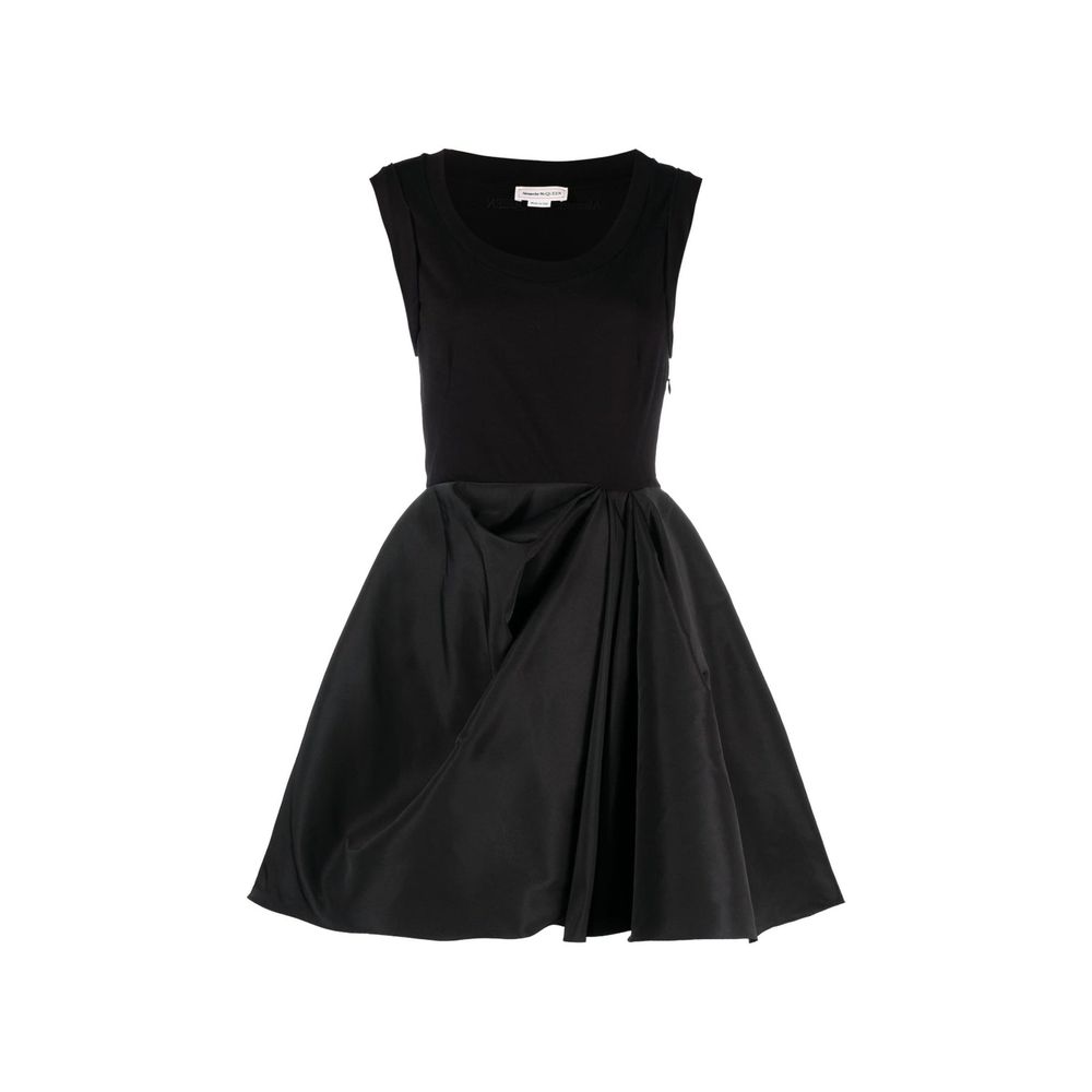 Alexander McQueen Gathered Mini Dress LUNESCAPE