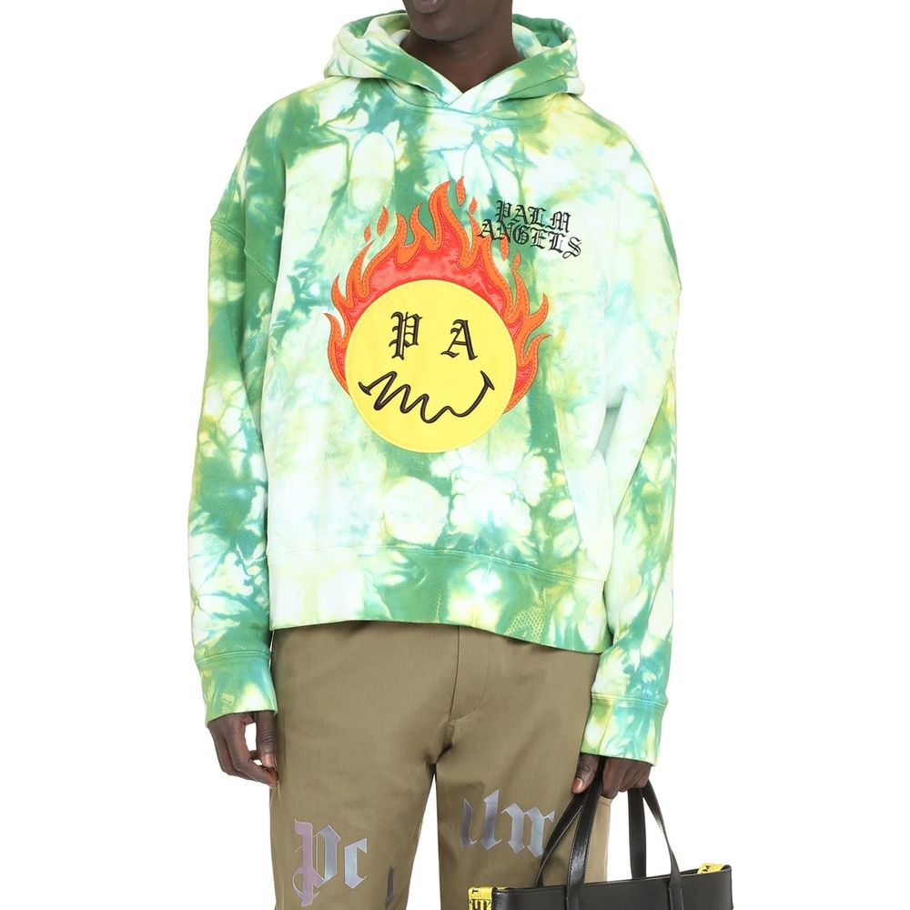 Palm Angels Hoodie Patch Sweatshirt LUNESCAPE