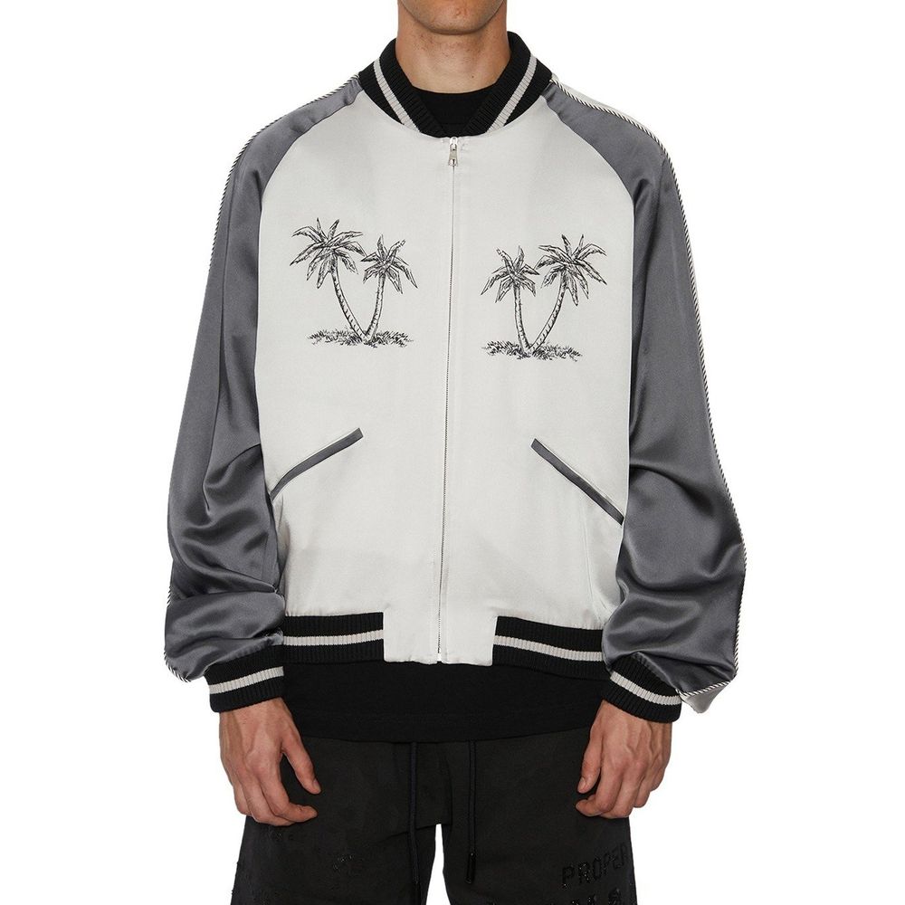 Palm Angels Palms Souvenir Bomber Jacket LUNESCAPE