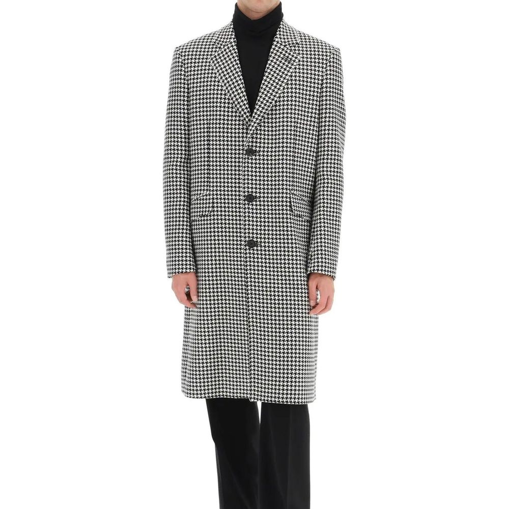 Alexander McQueen Pied-De-Poule Wool Coat LUNESCAPE