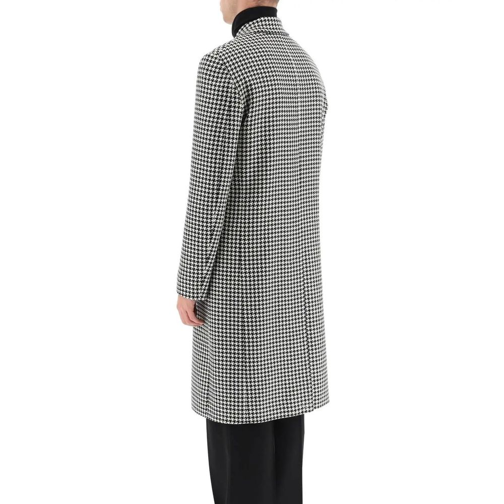Alexander McQueen Pied-De-Poule Wool Coat LUNESCAPE