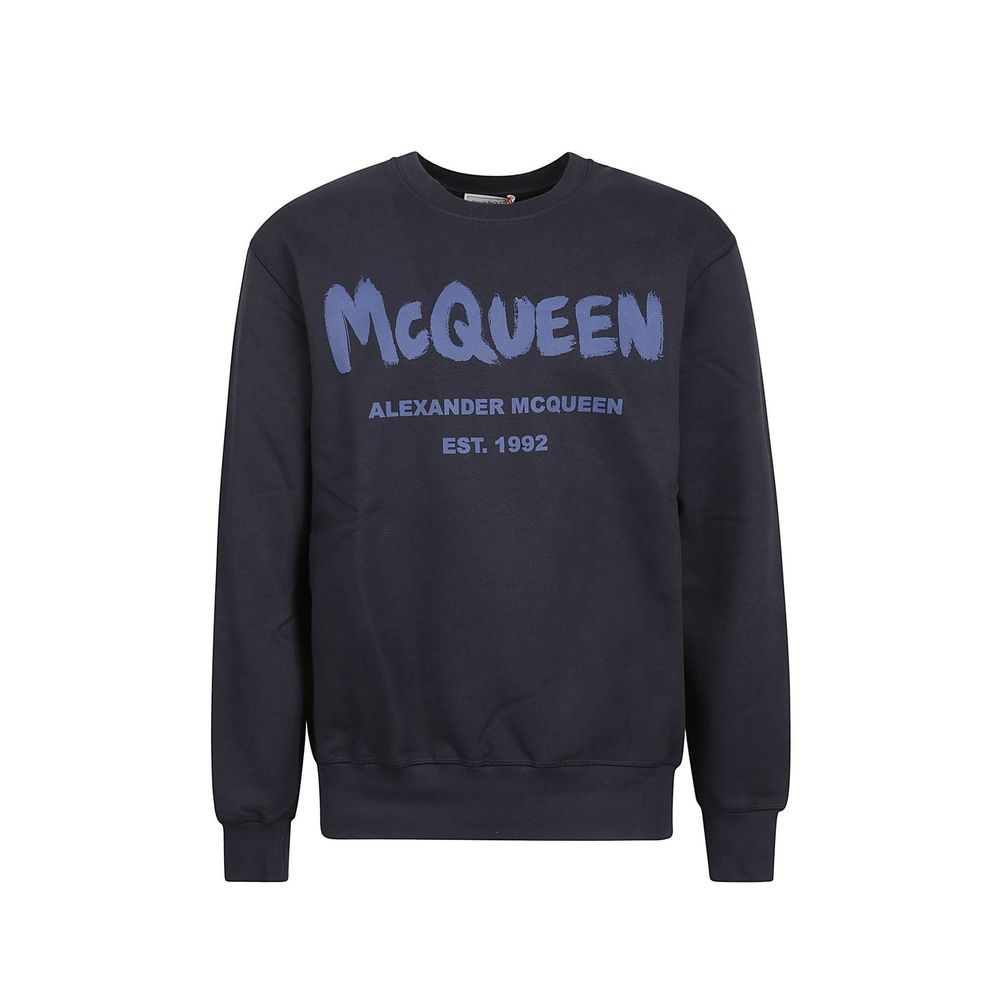 Alexander McQueen Cotton Logo Sweatshirt LUNESCAPE
