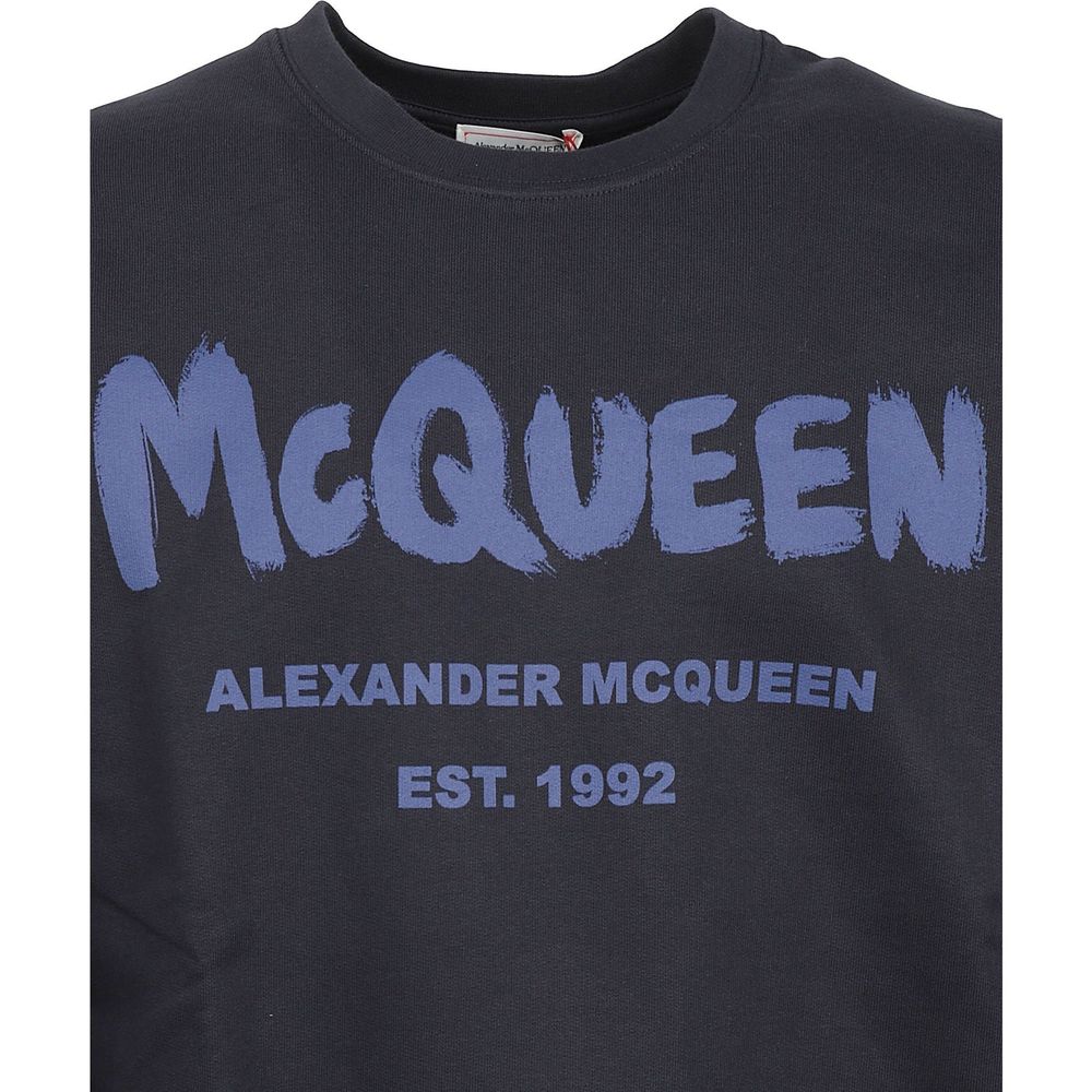Alexander McQueen Cotton Logo Sweatshirt LUNESCAPE