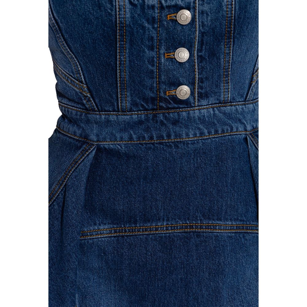 Alexander McQueen Denim Mini Dress LUNESCAPE