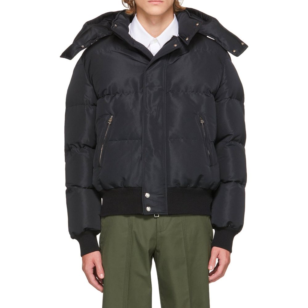 Alexander McQueen Wool Blend Padded Bomber LUNESCAPE