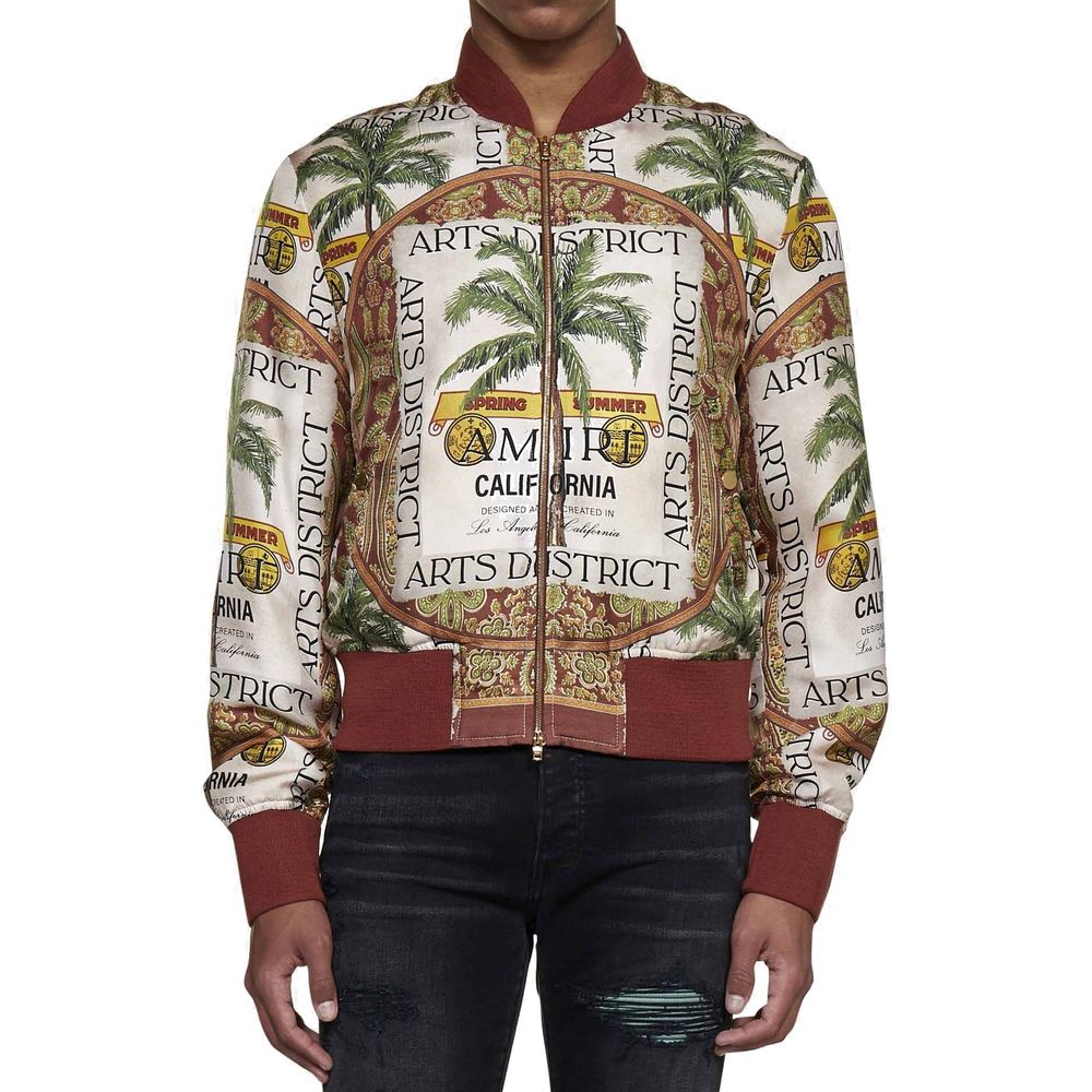 Amiri Printed Silk Jacket LUNESCAPE