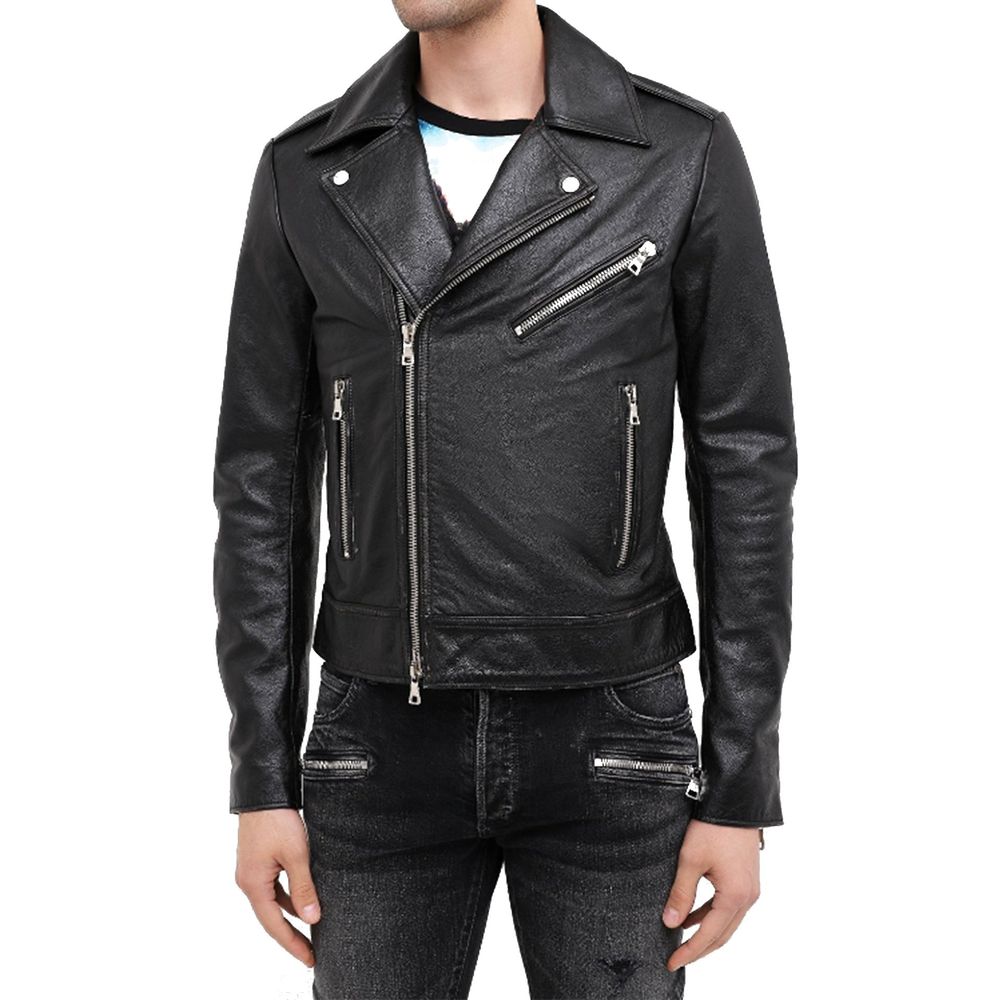 Balmain Leather Jacket LUNESCAPE