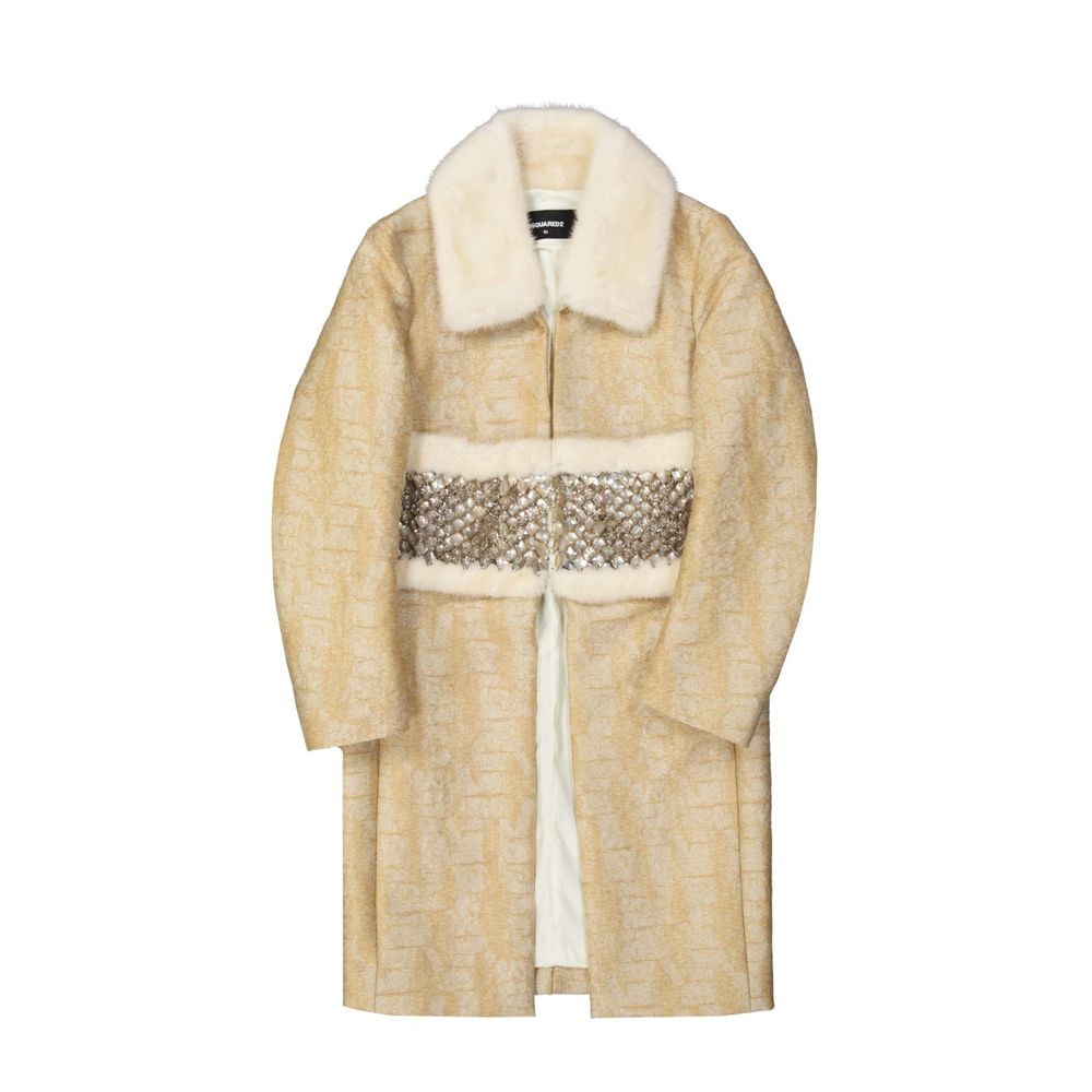 Dsquared² Crystal Embellished Coat LUNESCAPE