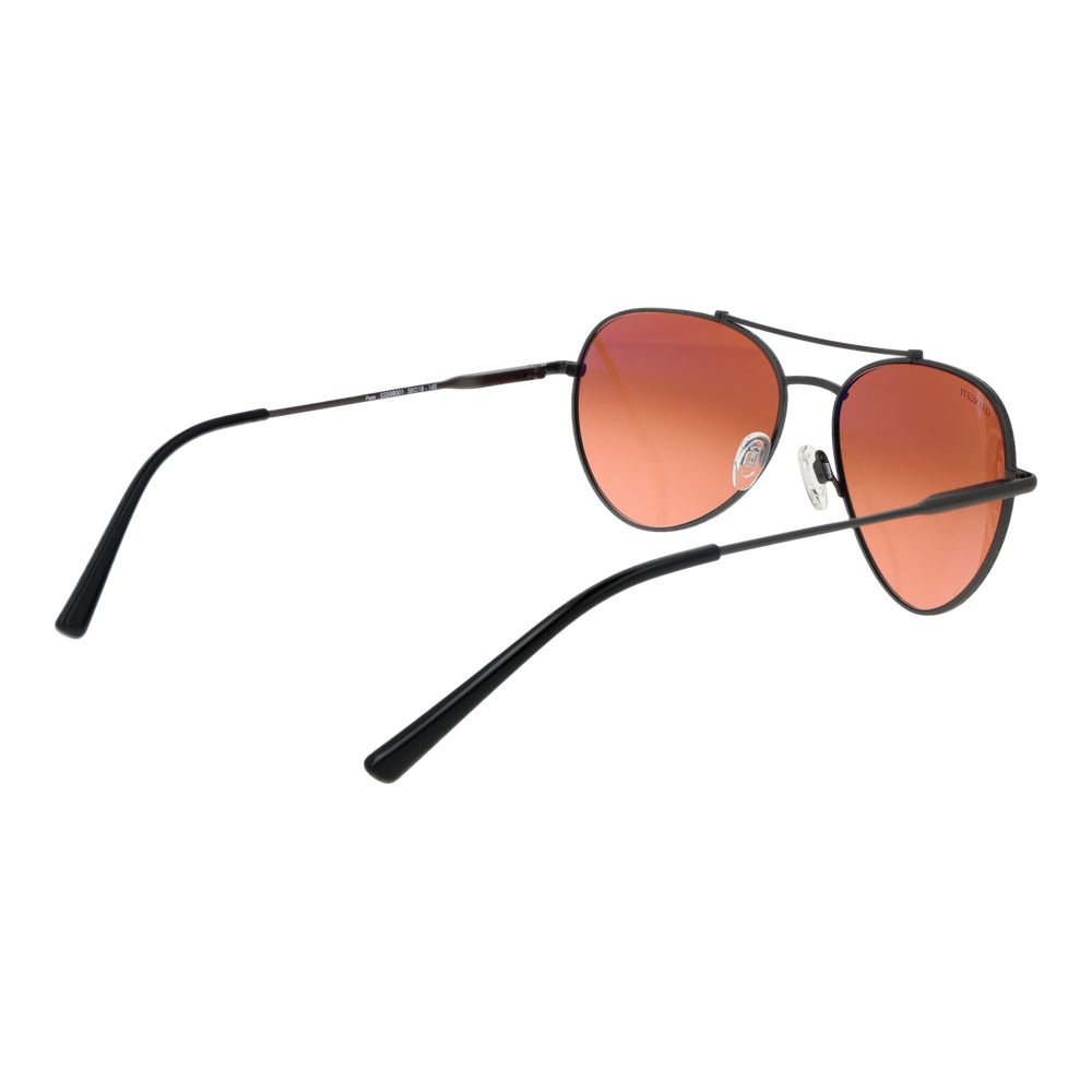Serengeti Black Metal Sunglasses