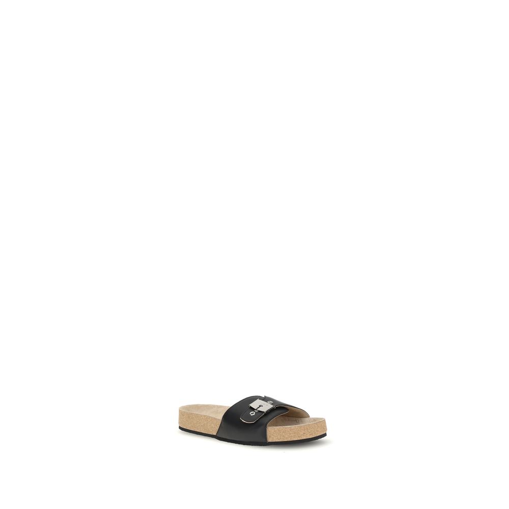 Balenciaga Scholl flat Sandals LUNESCAPE