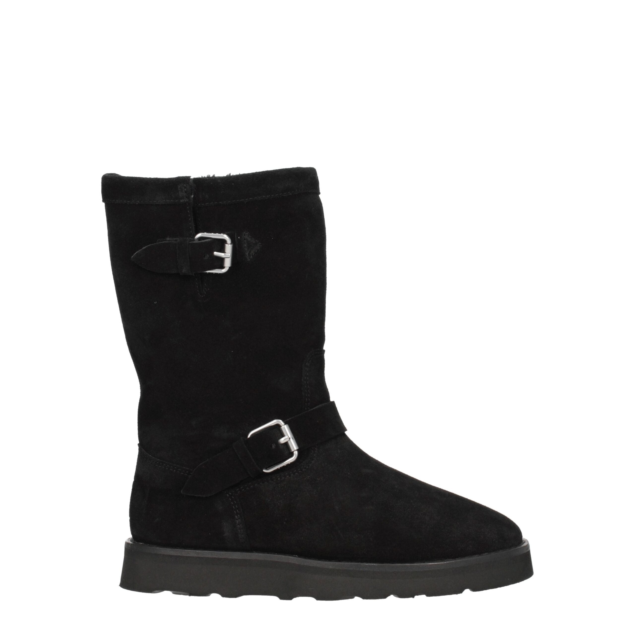 Kenzo Black Leather Ankle Boots LUNESCAPE
