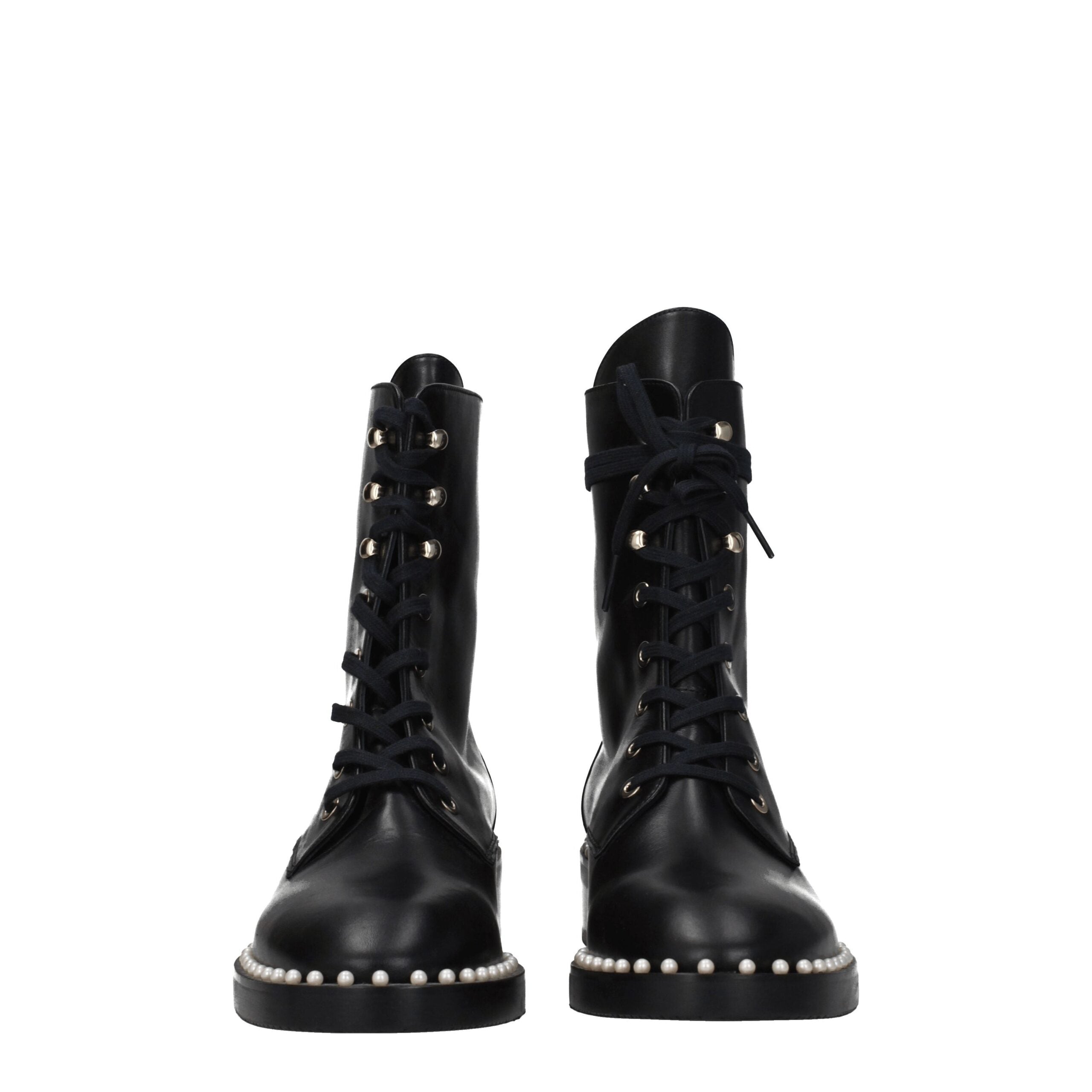 Stuart Weitzman Black Leather Ankle Boots LUNESCAPE