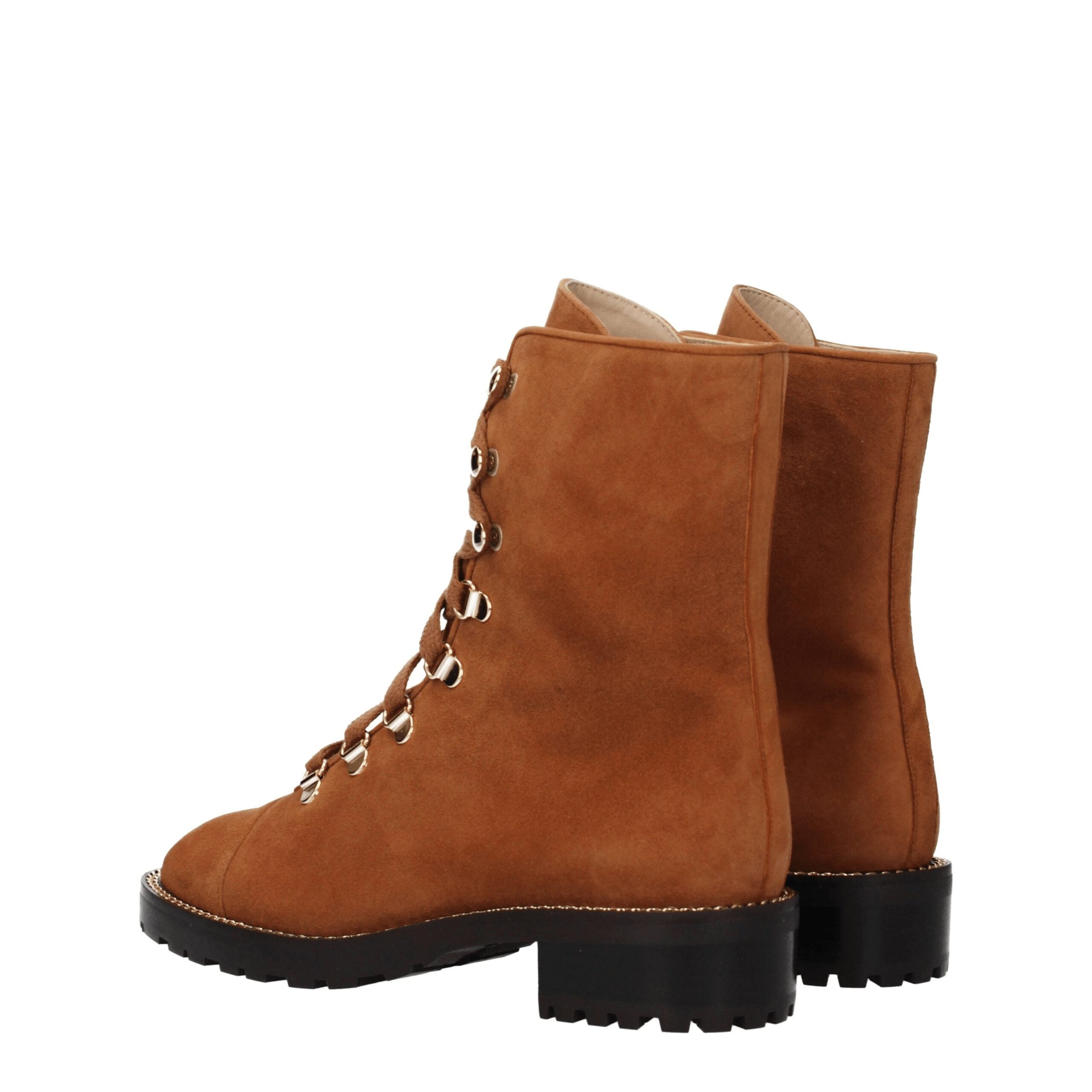 Stuart Weitzman Brown Leather Ankle Boots LUNESCAPE