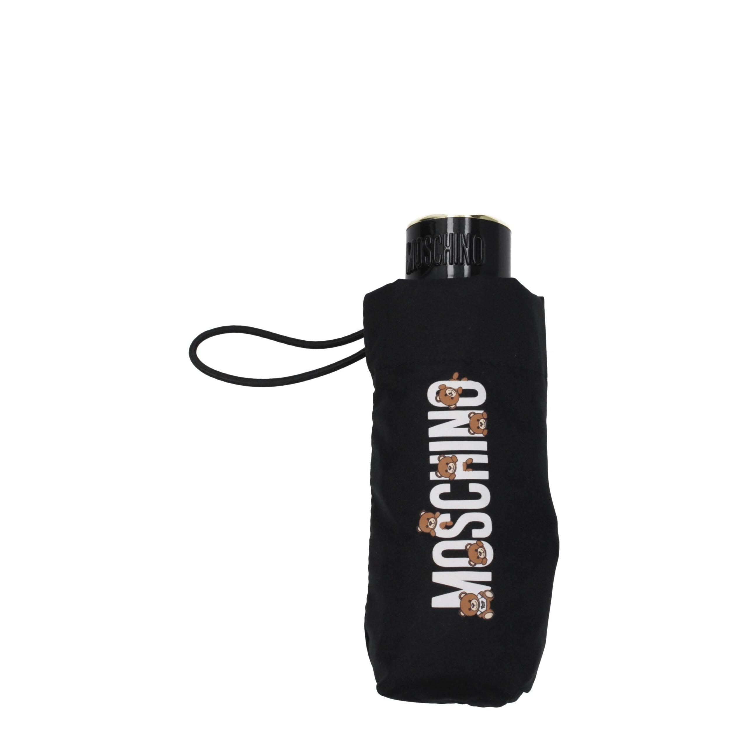Moschino Black Polyester Umbrellas LUNESCAPE