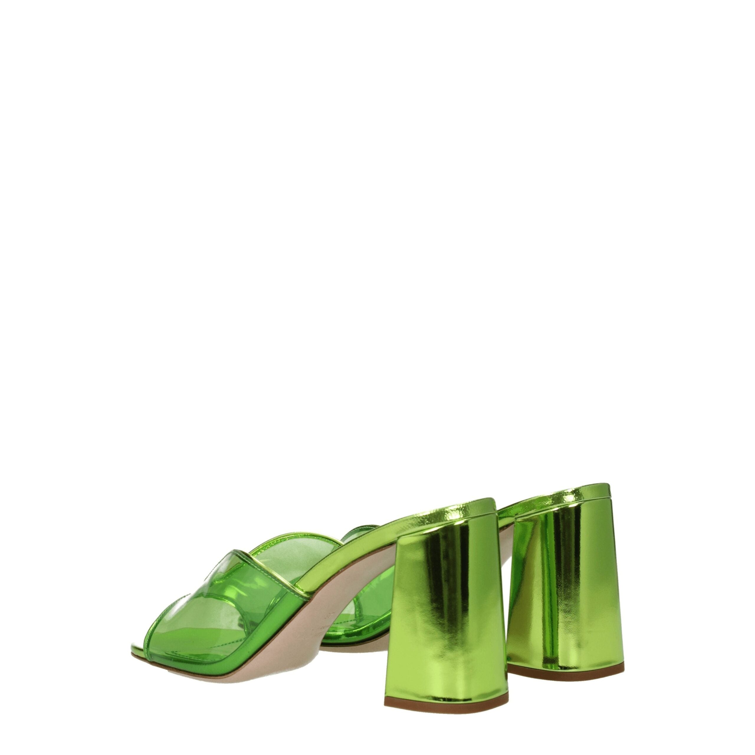 Miu Miu Green Plexiglass Platforms LUNESCAPE