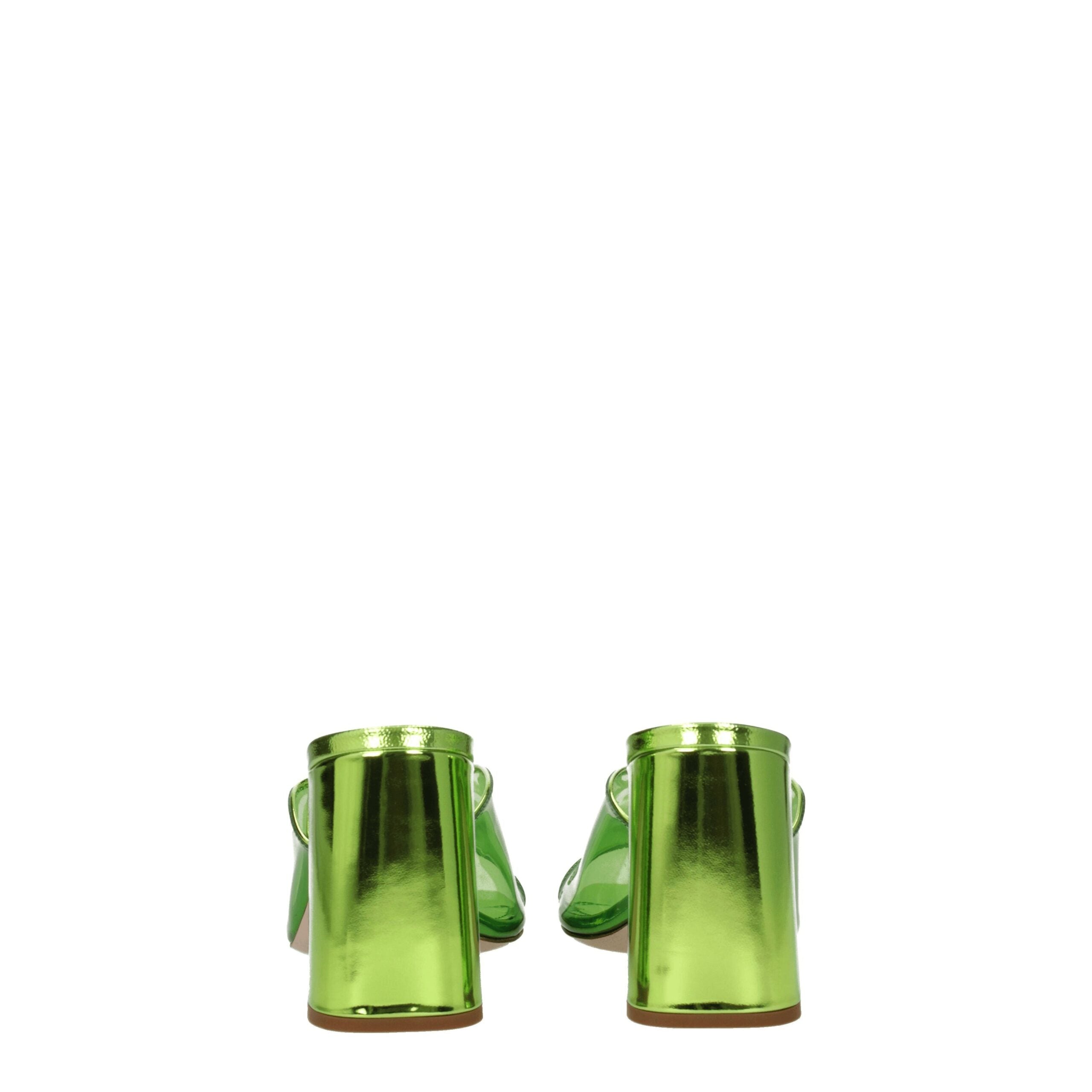 Miu Miu Green Plexiglass Platforms LUNESCAPE