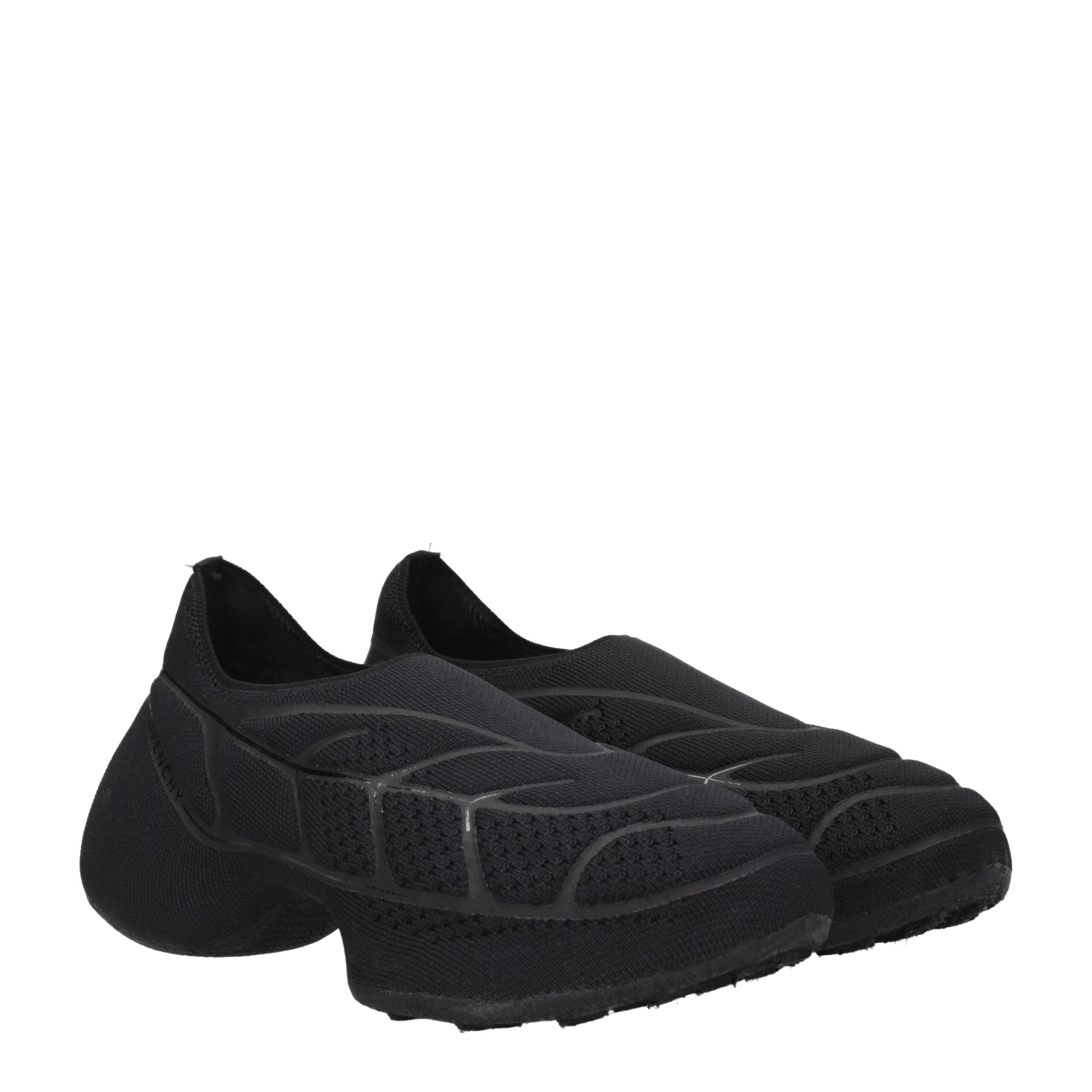Givenchy Black Fabric Slip-On Loafers LUNESCAPE