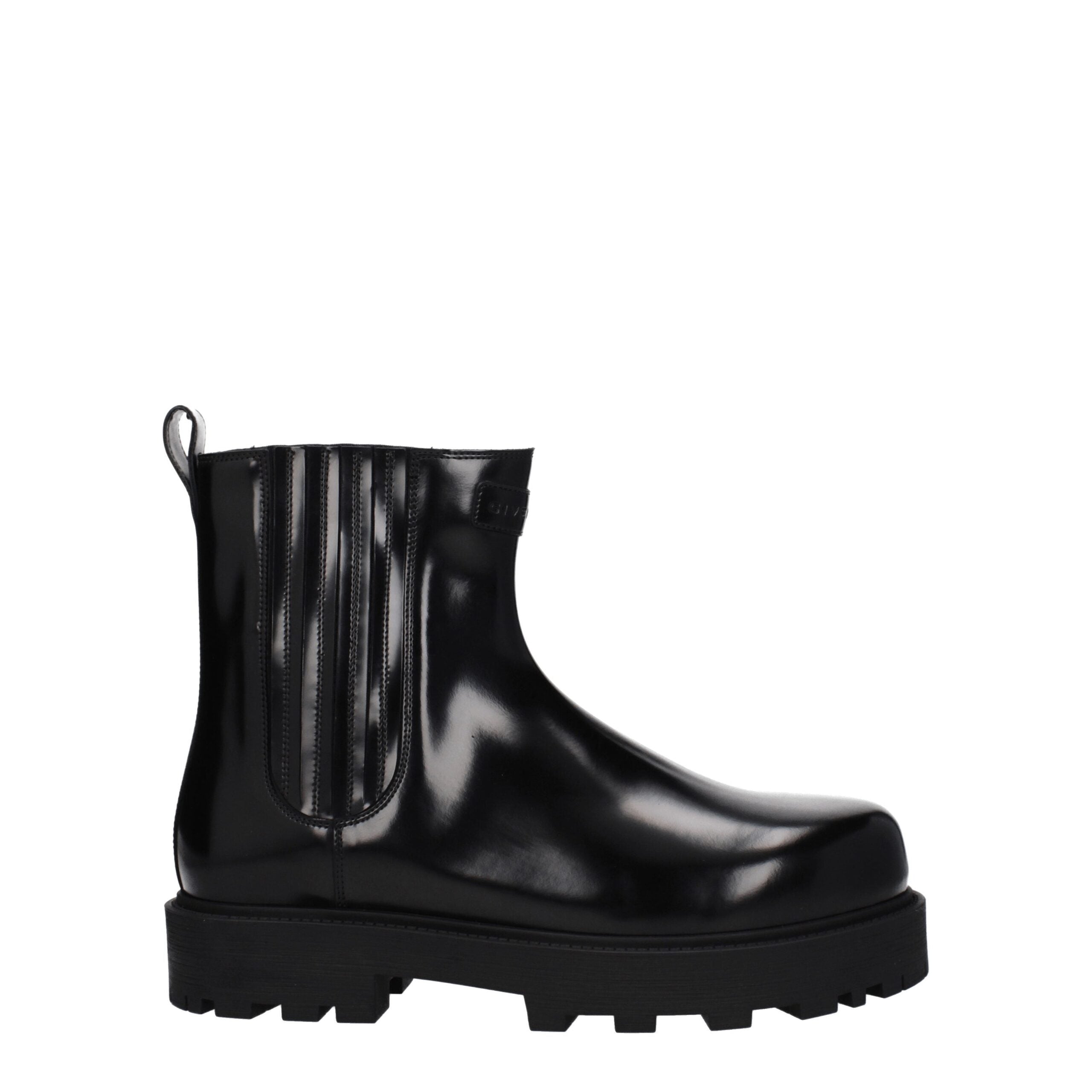 Givenchy Black Leather Ankle Boots LUNESCAPE