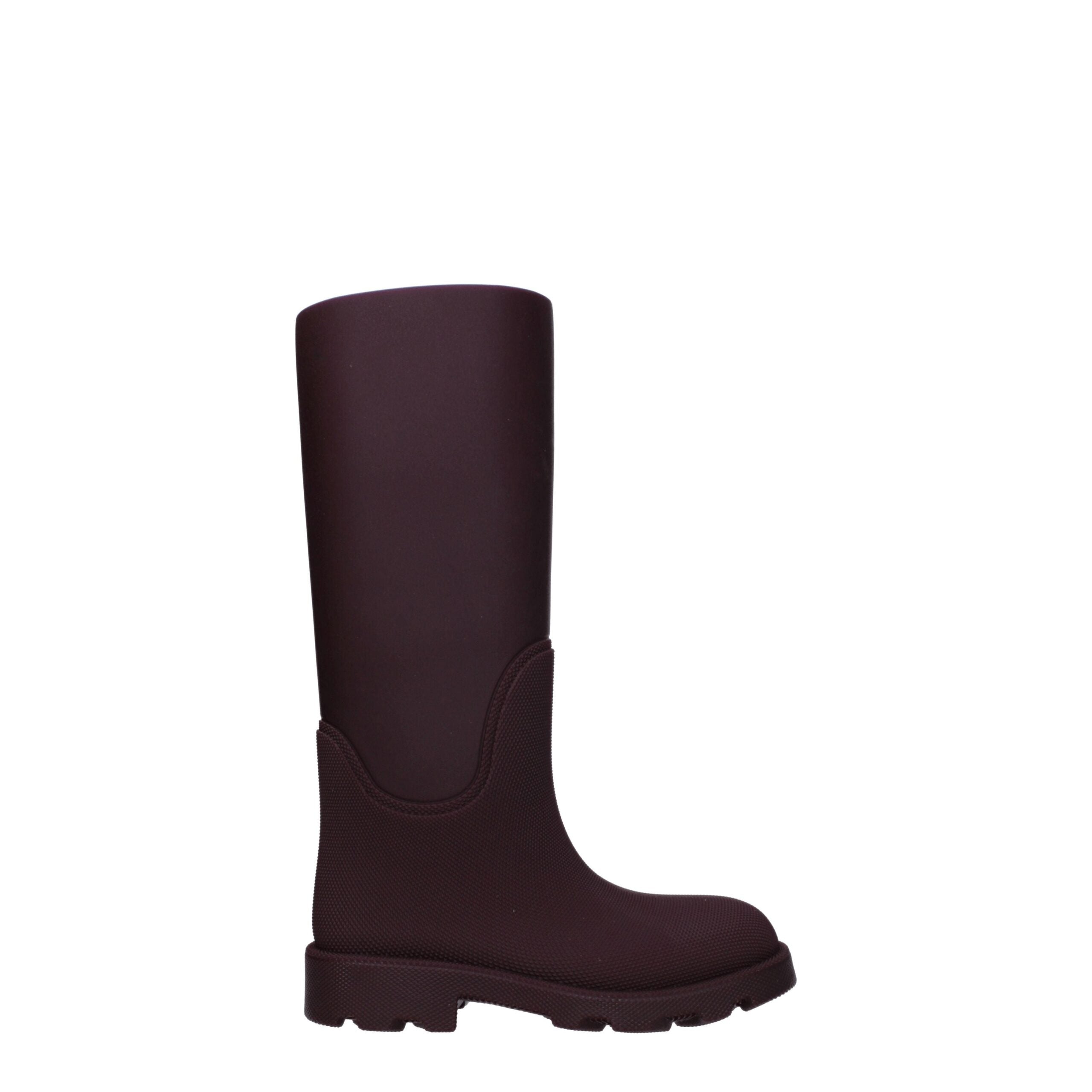 Burberry Red Cotton Rain Boots LUNESCAPE