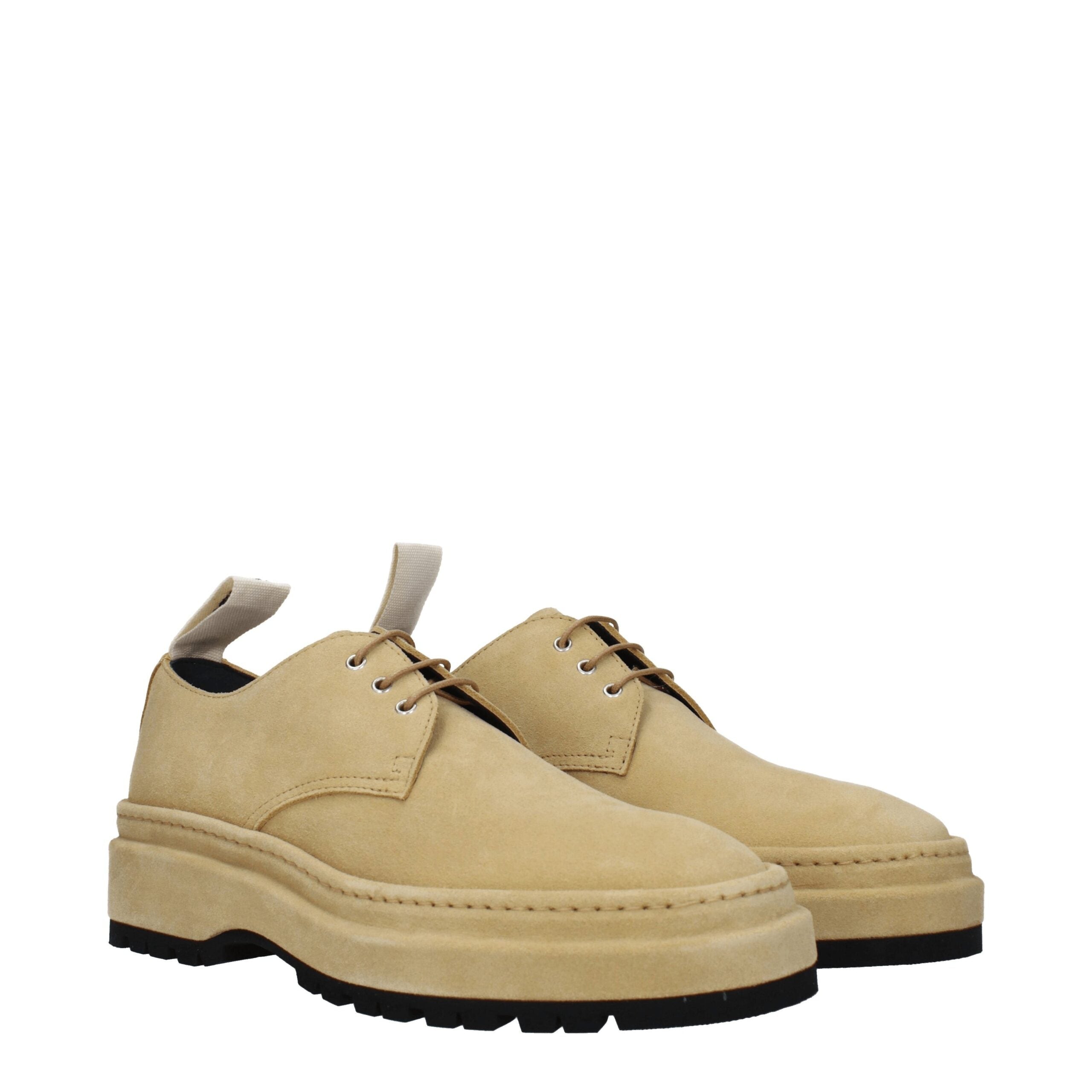 Jacquemus Beige Leather Oxfords And Derbies LUNESCAPE