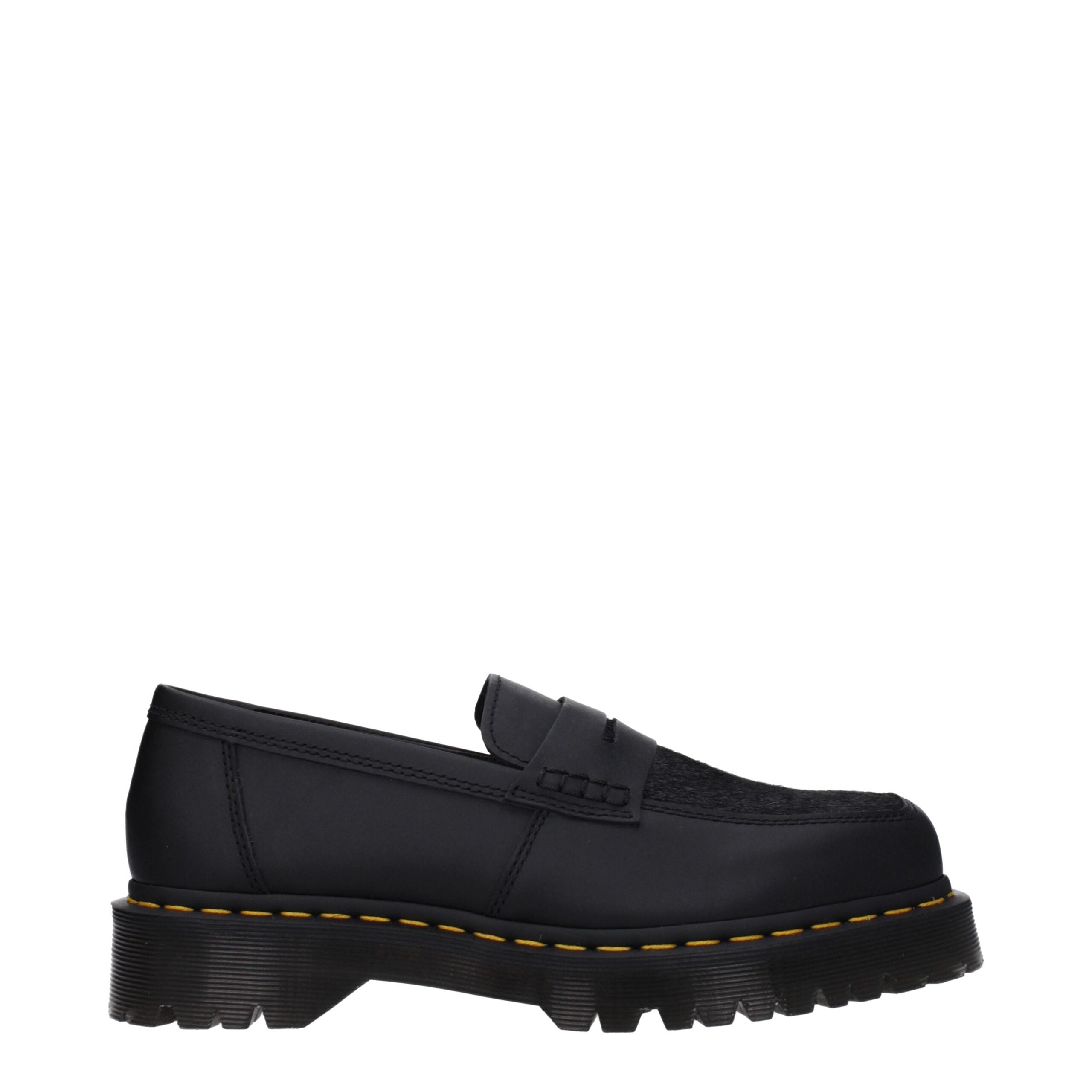 Dr. Martens Black Leather Slip-On Loafers LUNESCAPE
