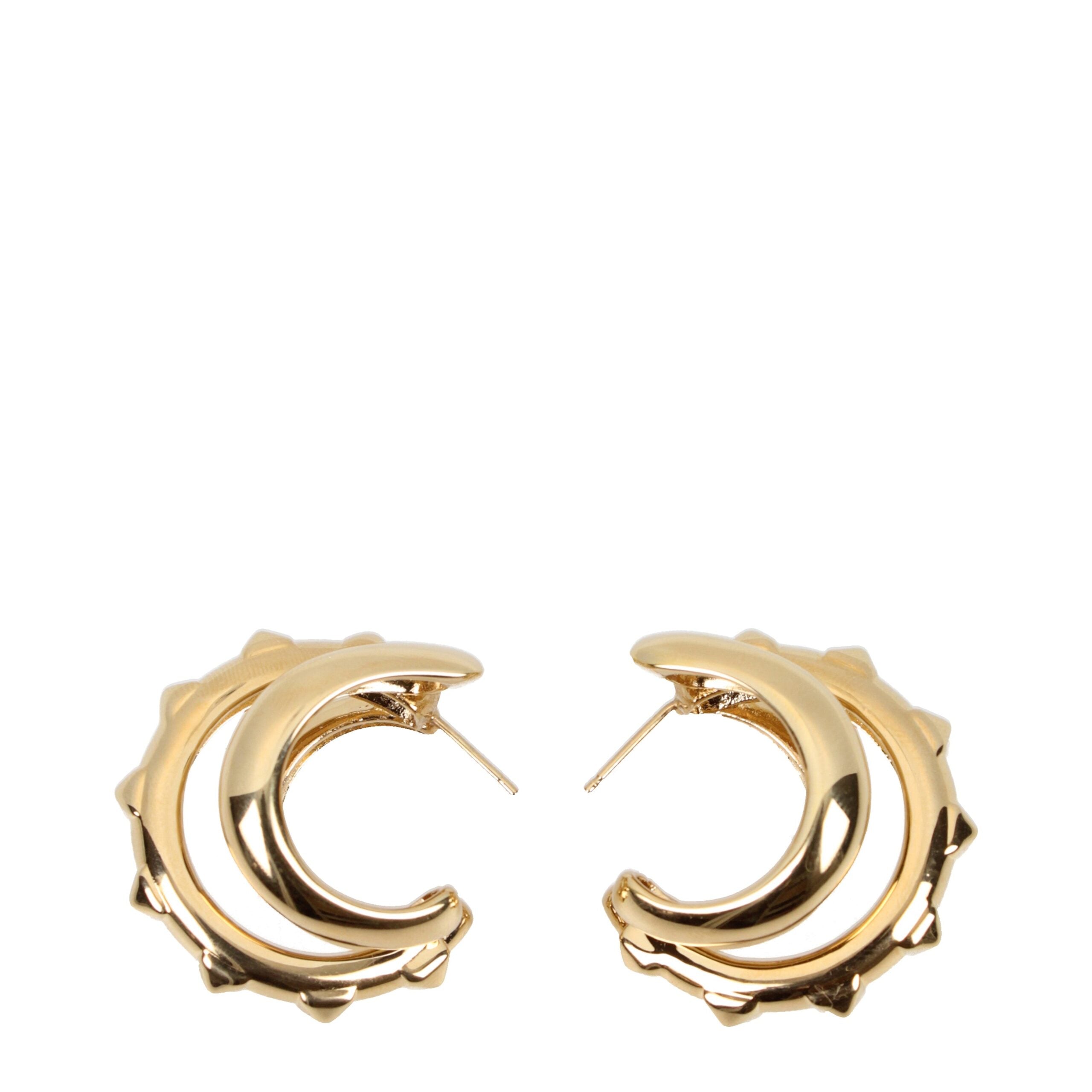 Valentino Garavani Gold Metal Earrings LUNESCAPE