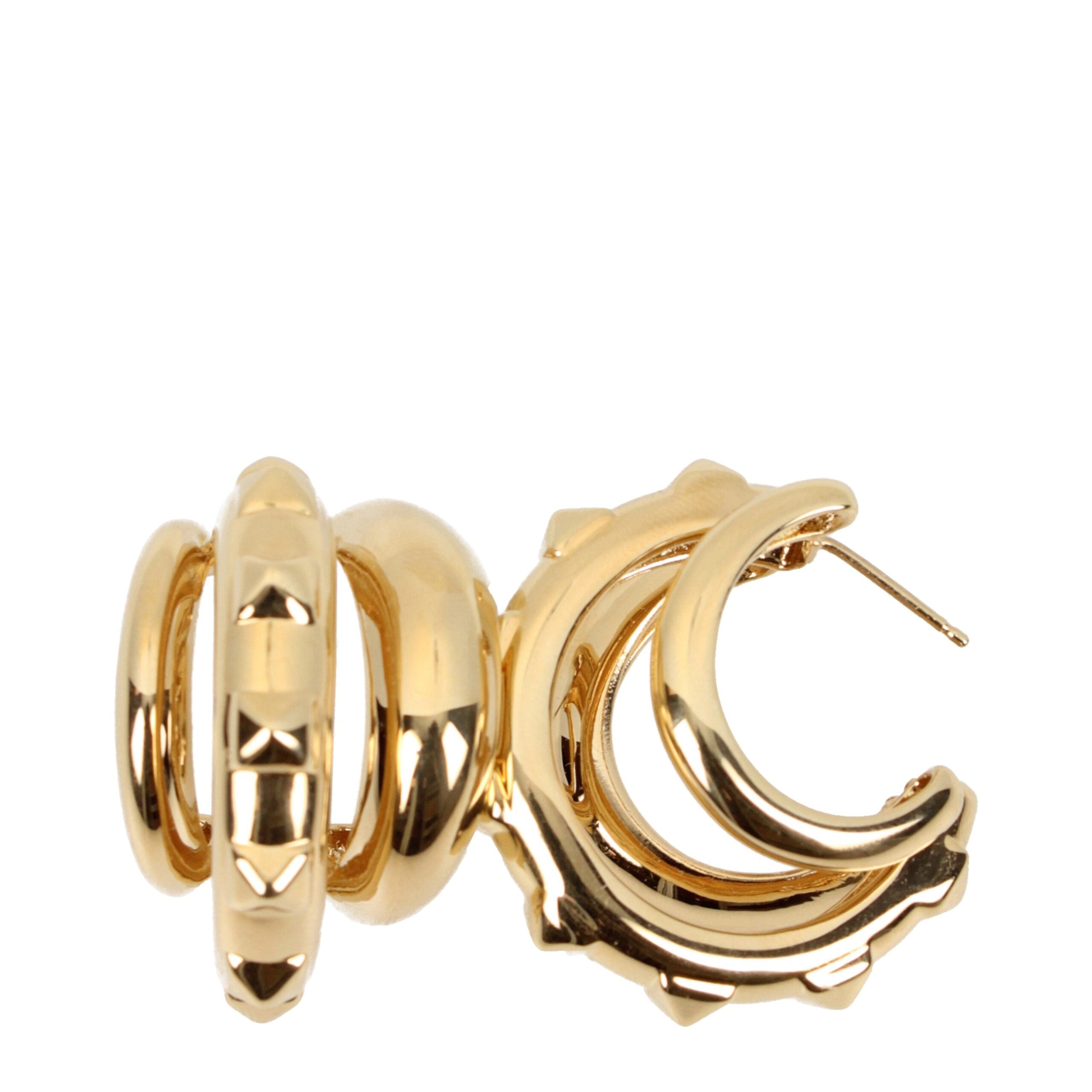 Valentino Garavani Gold Metal Earrings LUNESCAPE