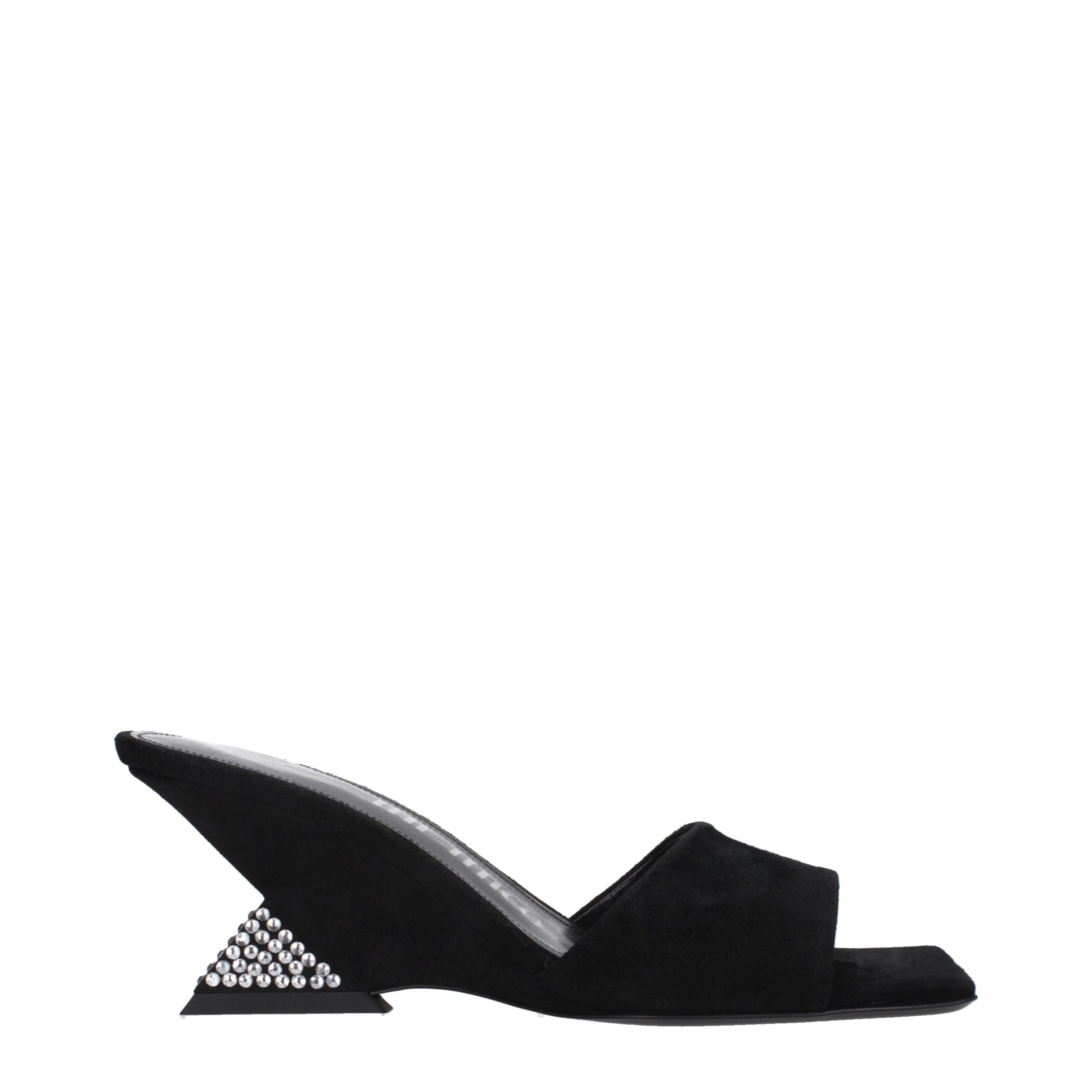 The Attico Black Leather Platforms LUNESCAPE
