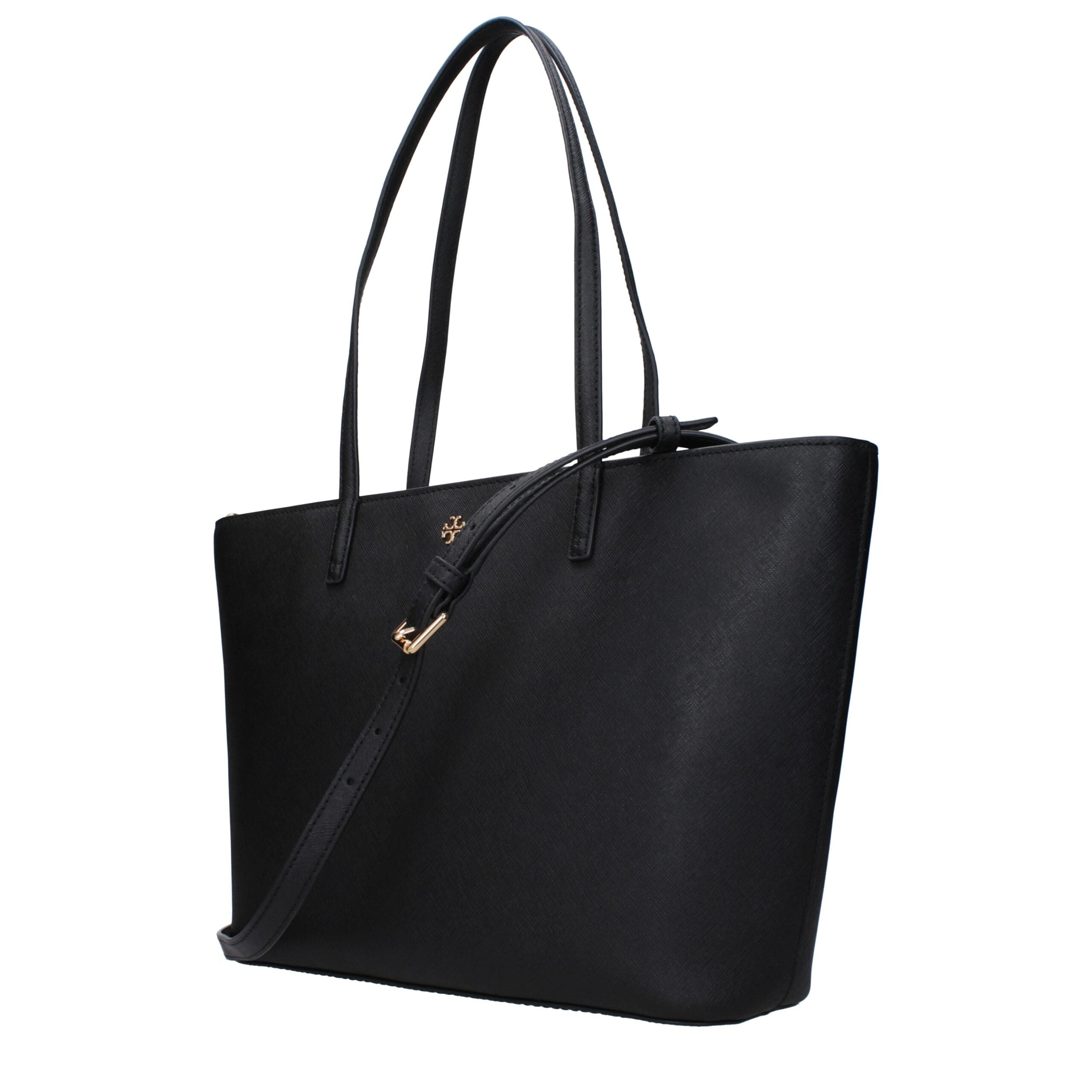Tory Burch Black Leather Shoulder Bag