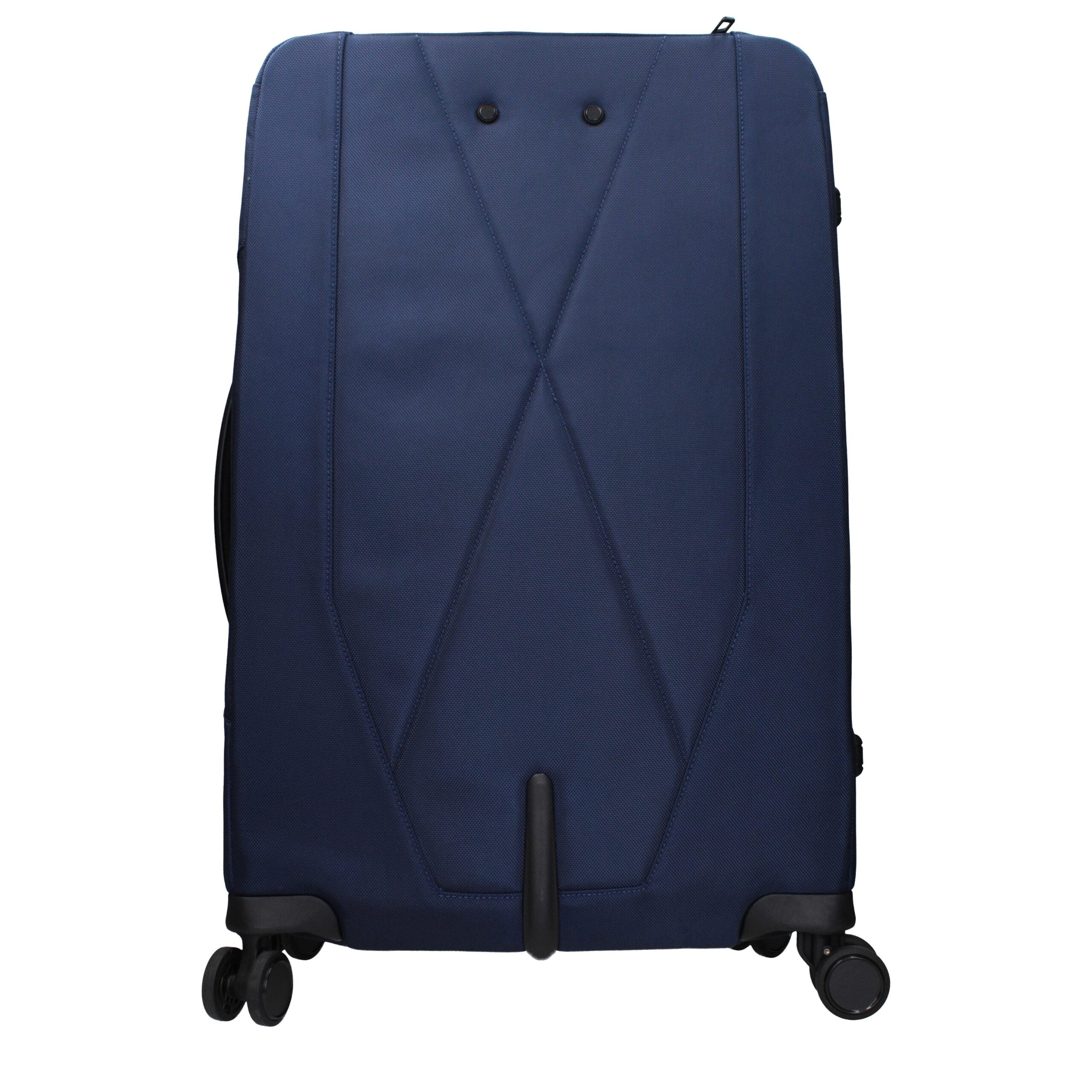 Piquadro Blue Soft-Side Carry-On Rolling Suitcase