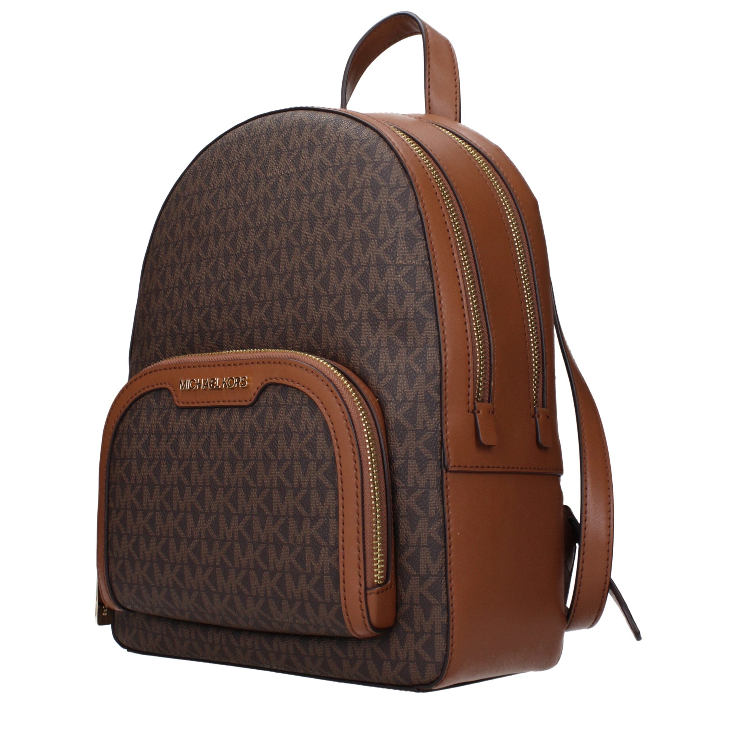 Michael Kors Brown Fabric Backpacks LUNESCAPE