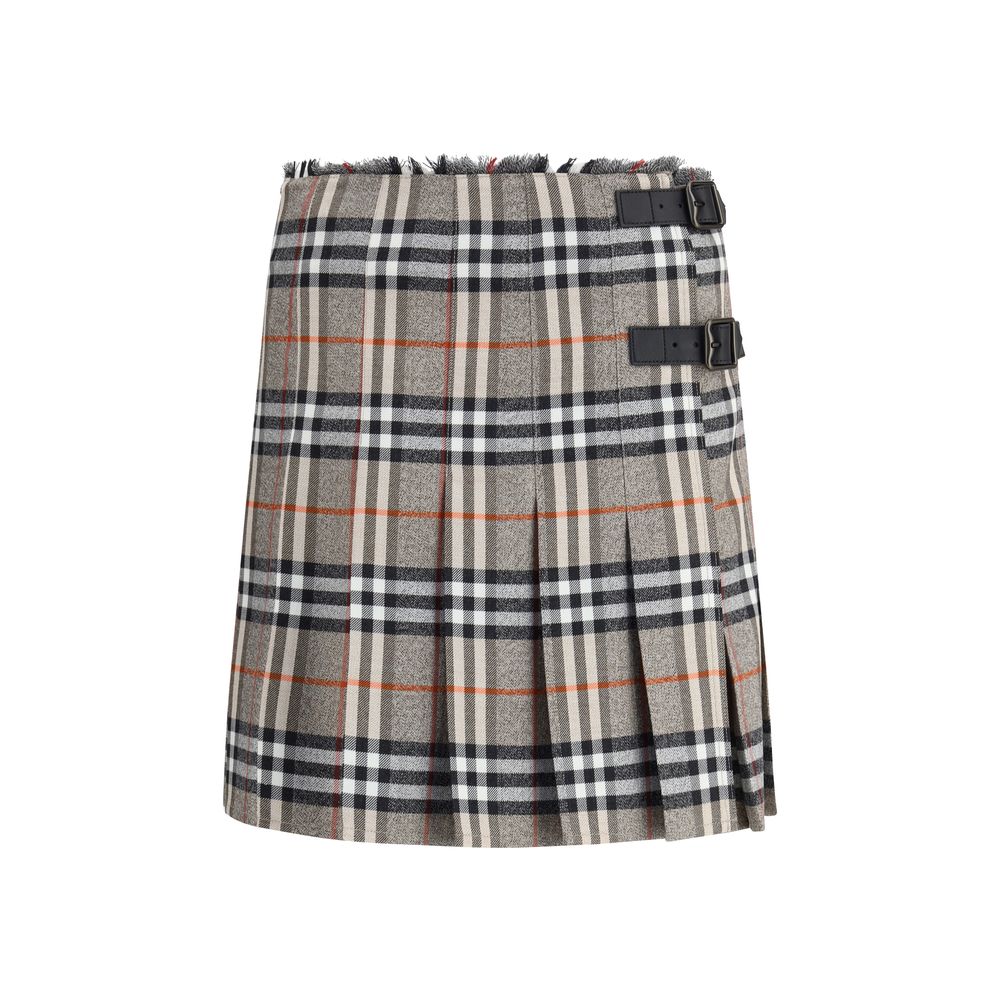Burberry Check Archive wool Miniskirt LUNESCAPE