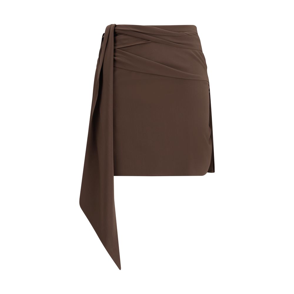 Prada Crepe de chine Mini Skirt LUNESCAPE