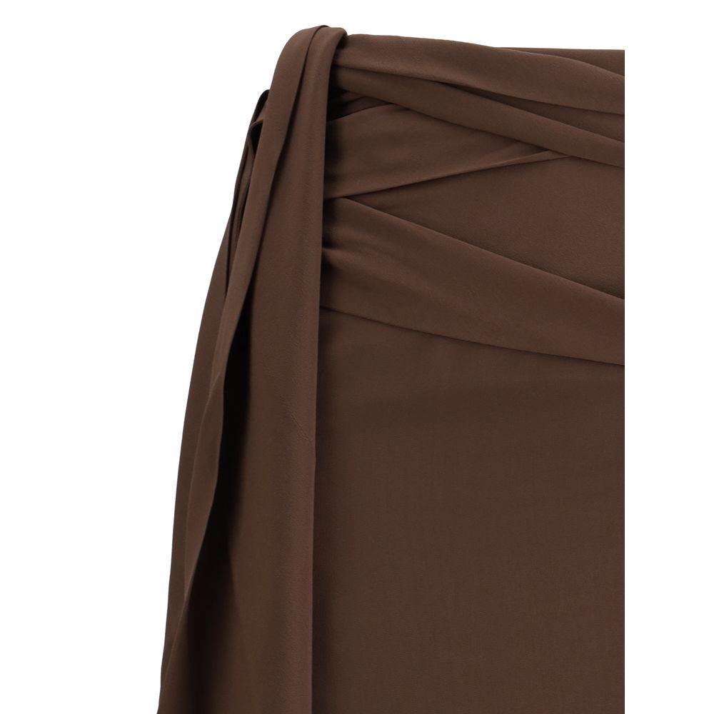 Prada Crepe de chine Mini Skirt LUNESCAPE