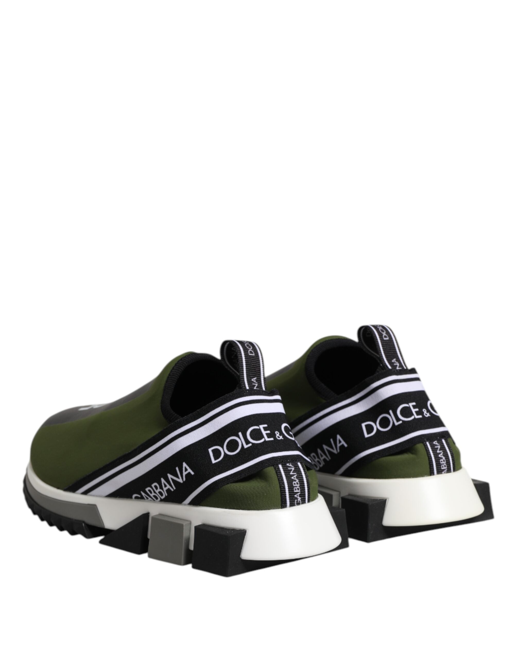 Dolce & Gabbana Green Logo Low Top Sorrento Men Sneakers Shoes LUNESCAPE