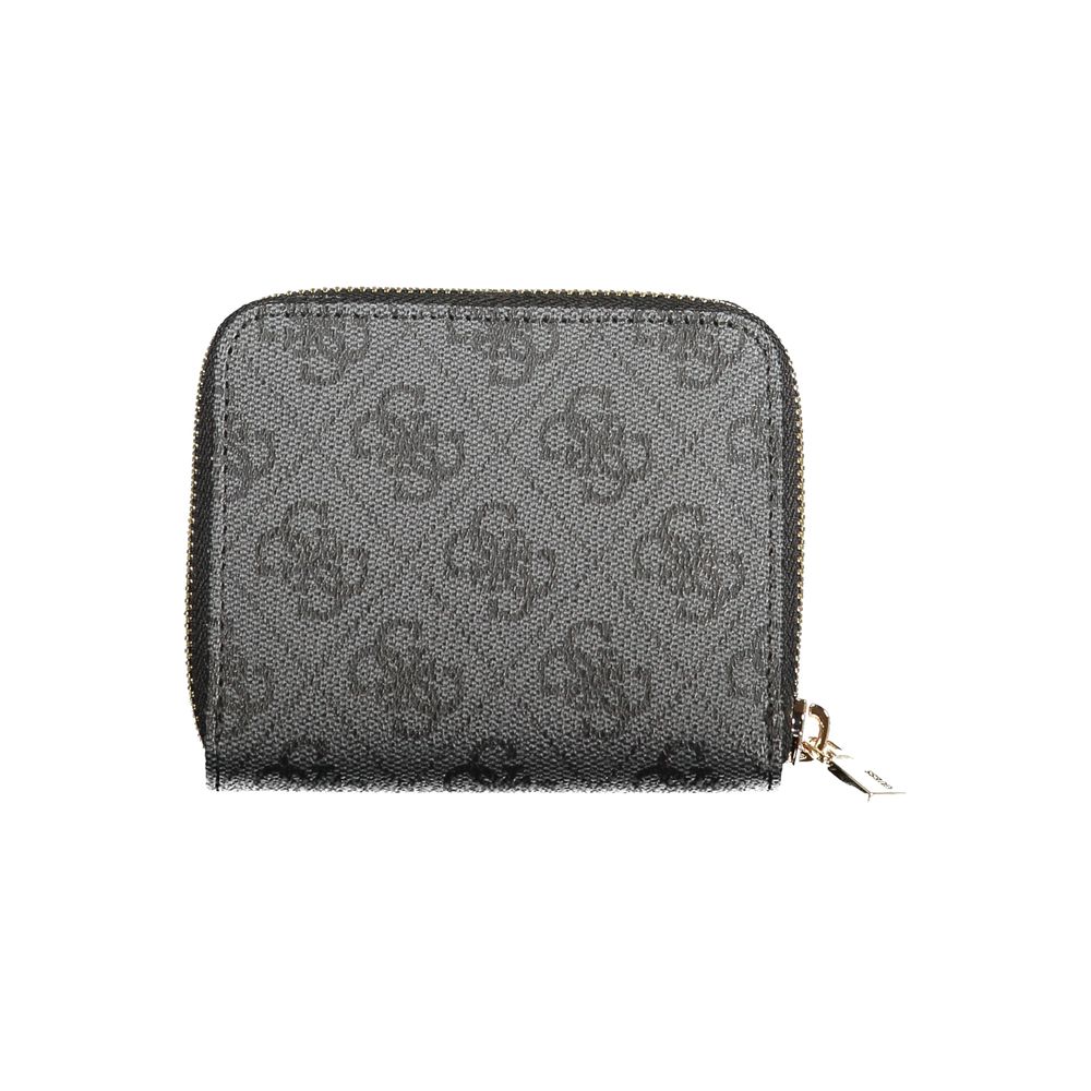 Guess Jeans Black Polyethylene Women Wallet LUNESCAPE