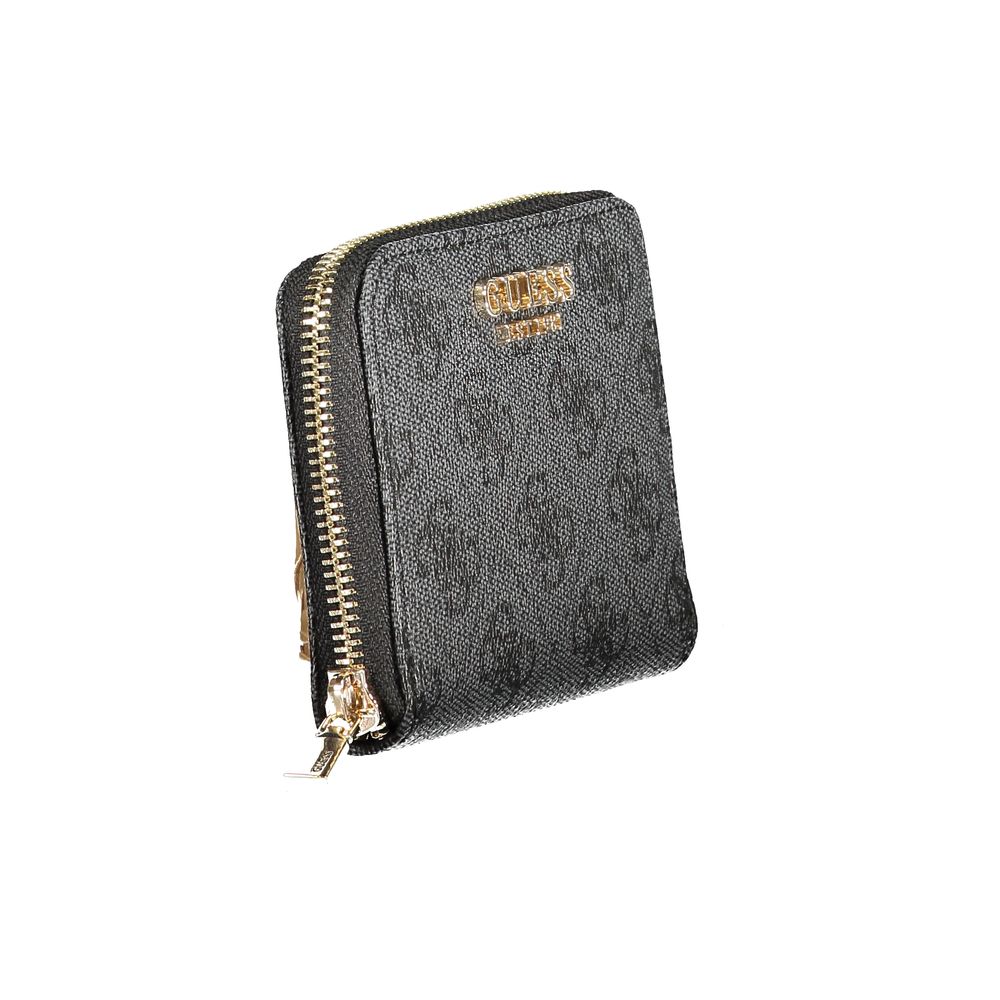 Guess Jeans Black Polyethylene Women Wallet LUNESCAPE