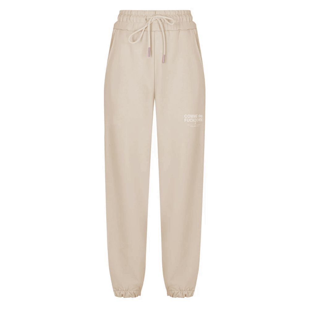 Comme Des Fuckdown Beige Cotton Jeans & Pant LUNESCAPE
