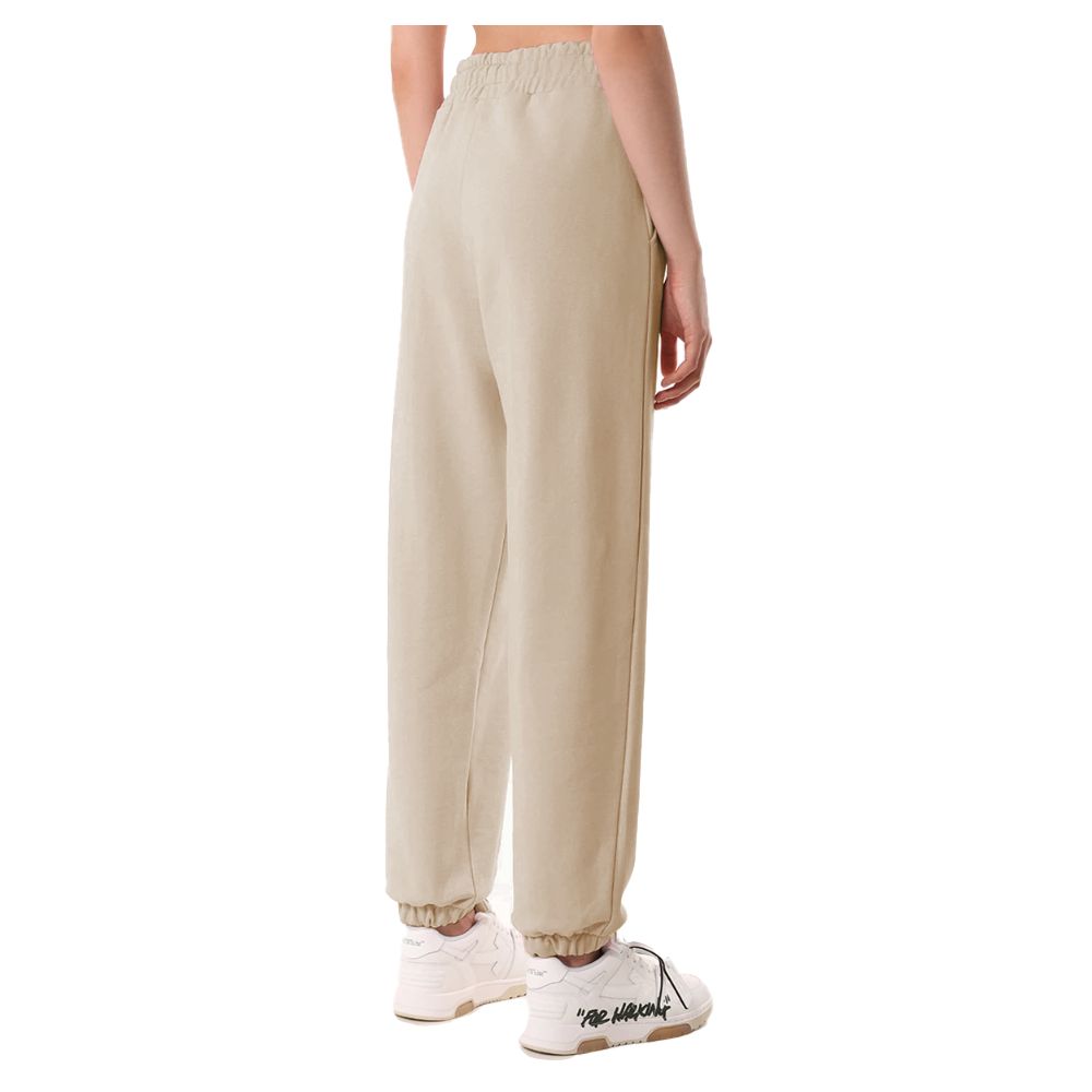 Comme Des Fuckdown Beige Cotton Jeans & Pant LUNESCAPE