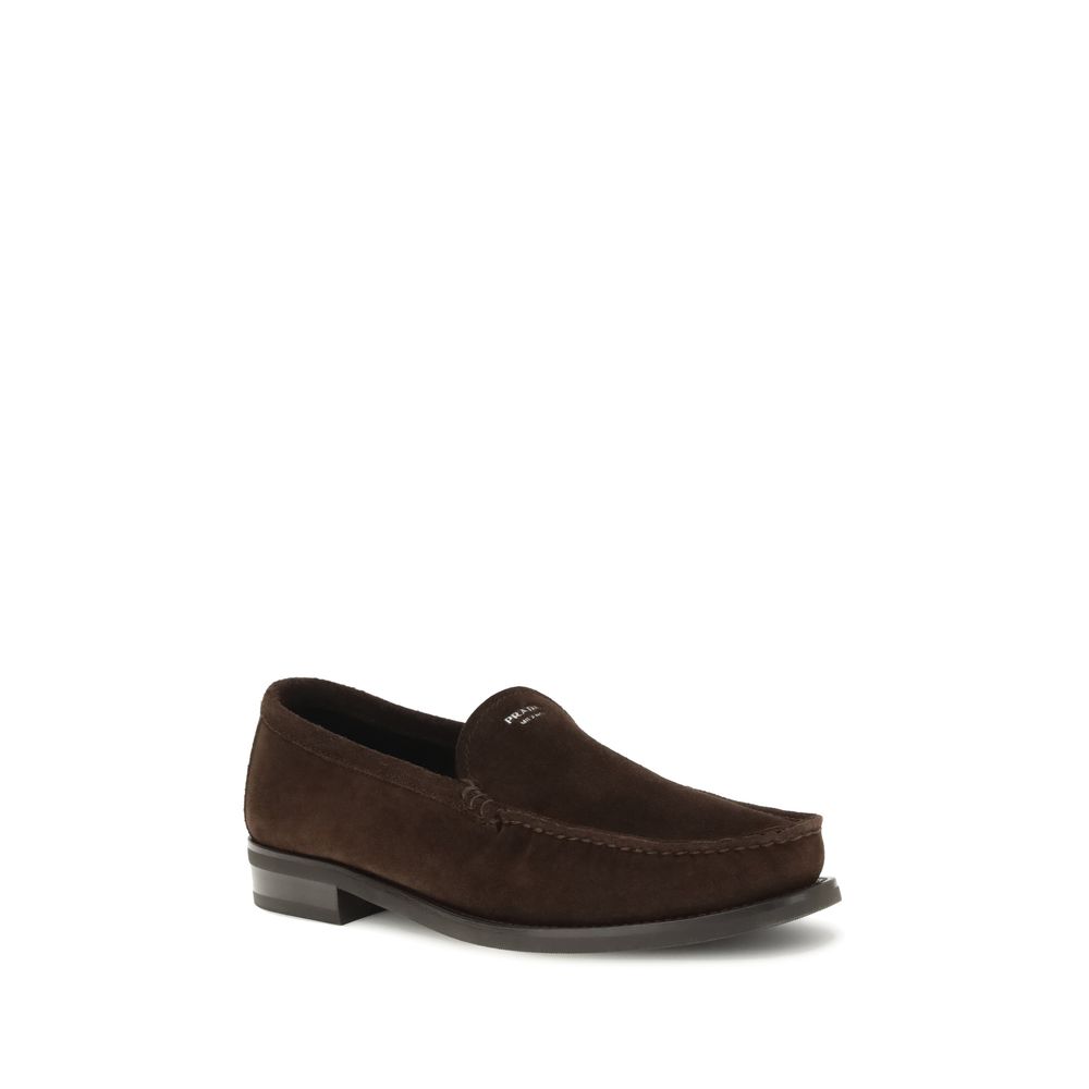 Prada Suede Loafers LUNESCAPE