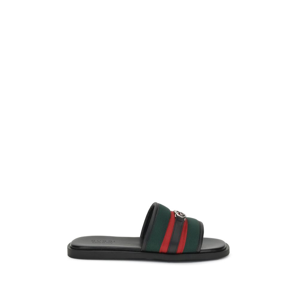 Gucci GG motif Slider Sandals LUNESCAPE