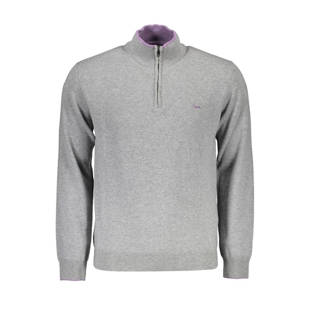 Harmont & Blaine Grigio Wool Men Sweater