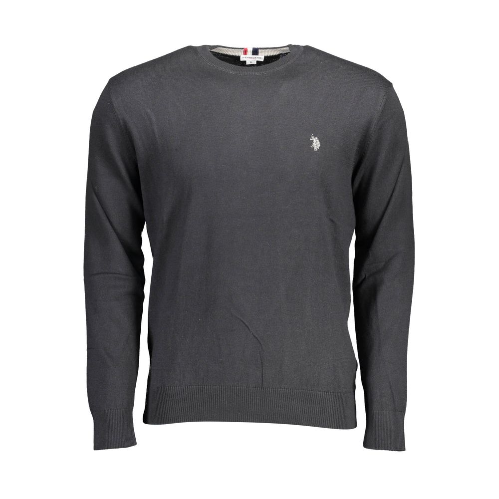 U.S. POLO ASSN. Black Cotton Men's Shirt