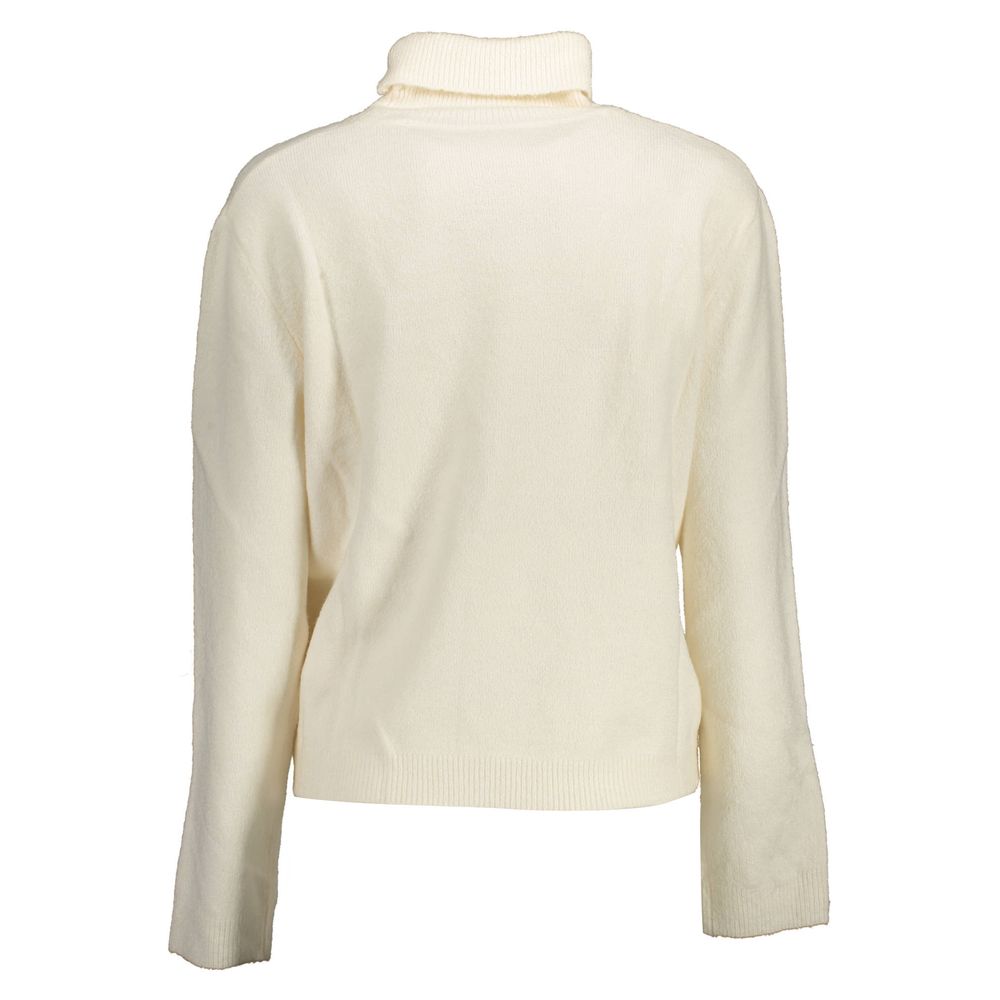 U.S. POLO ASSN. White Acrylic Women's Sweater