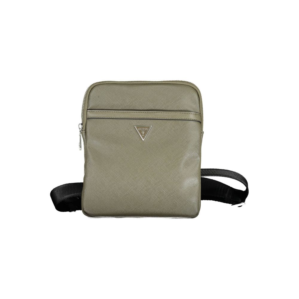 Guess Jeans Green Polyamide Shoulder Bag LUNESCAPE