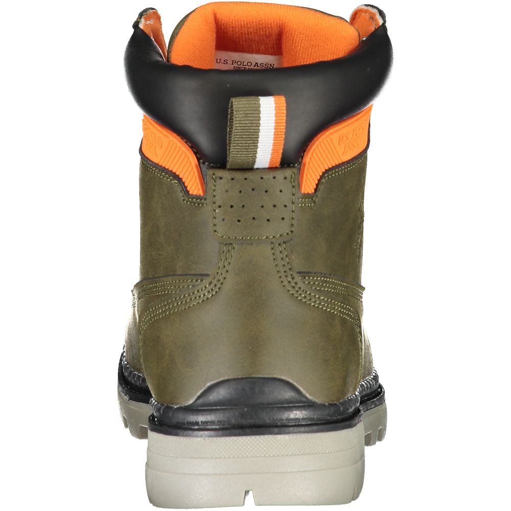 U.S. POLO ASSN. Green Polyester Boot LUNESCAPE