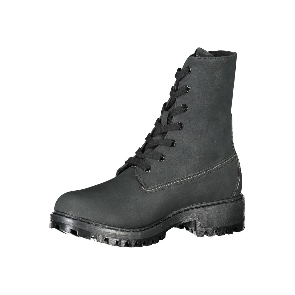 U.S. POLO ASSN. Black Polyester Boot LUNESCAPE