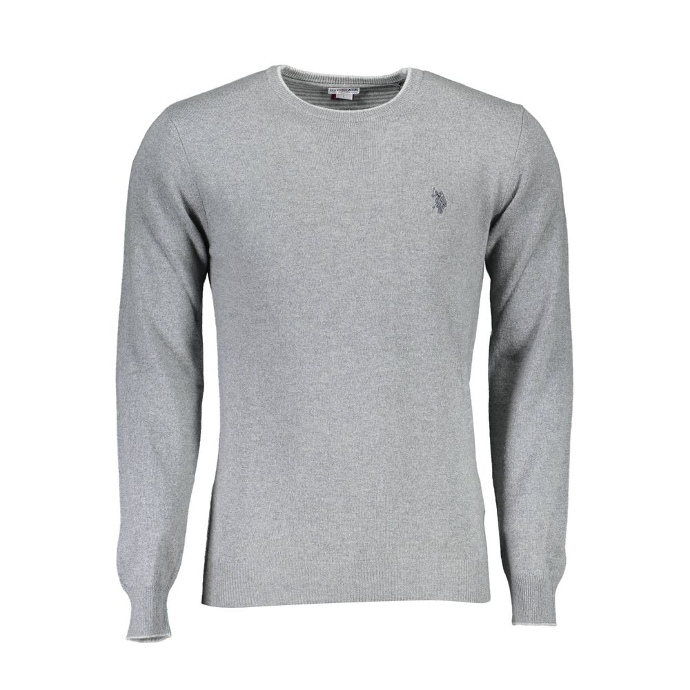 U.S. POLO ASSN. Gray Wool Sweater LUNESCAPE
