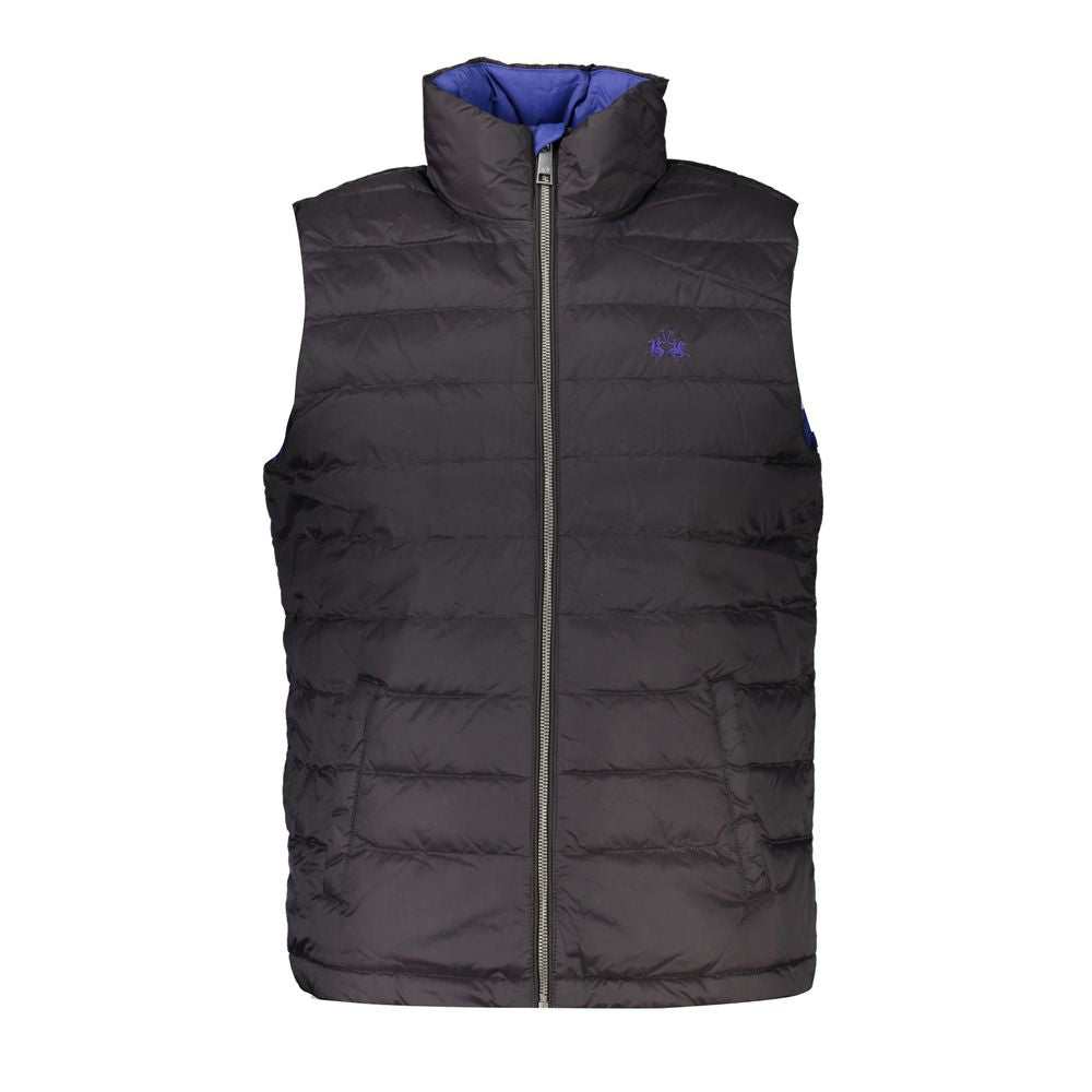 La Martina Black Polyamide Jacket LUNESCAPE